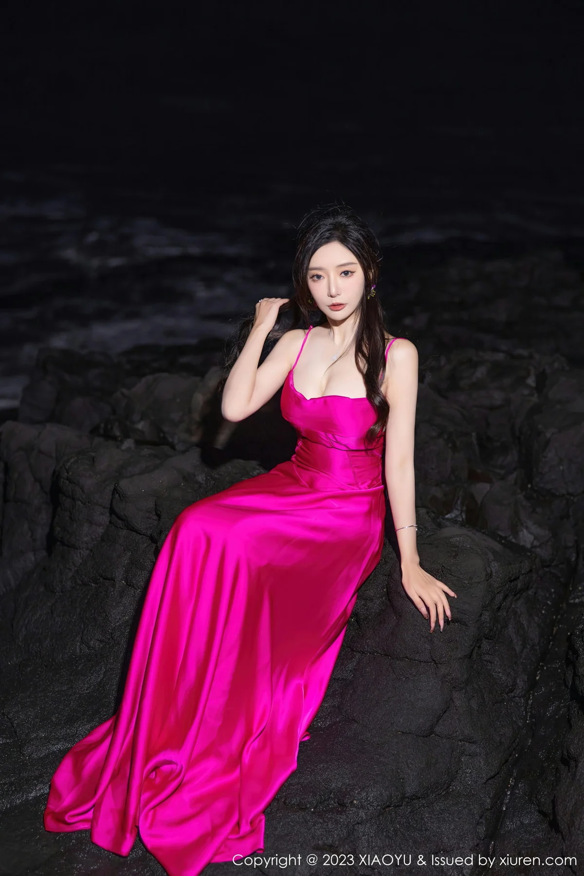 XIAOYU  语画  Vol.1174  王馨瑶yanni 黑色蕾丝情趣海南旅拍11 - 3