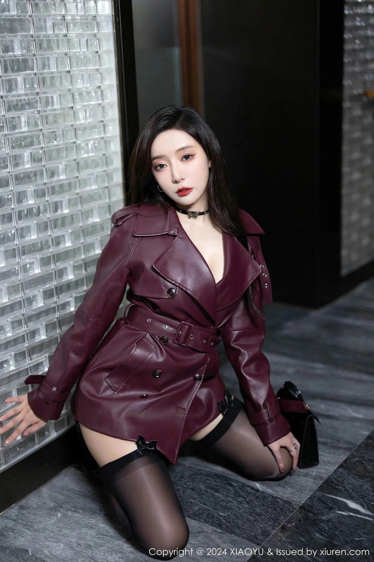 XIAOYU  语画  Vol.1177  王馨瑶yanni 暗红色皮外衣海南旅拍22 - 10