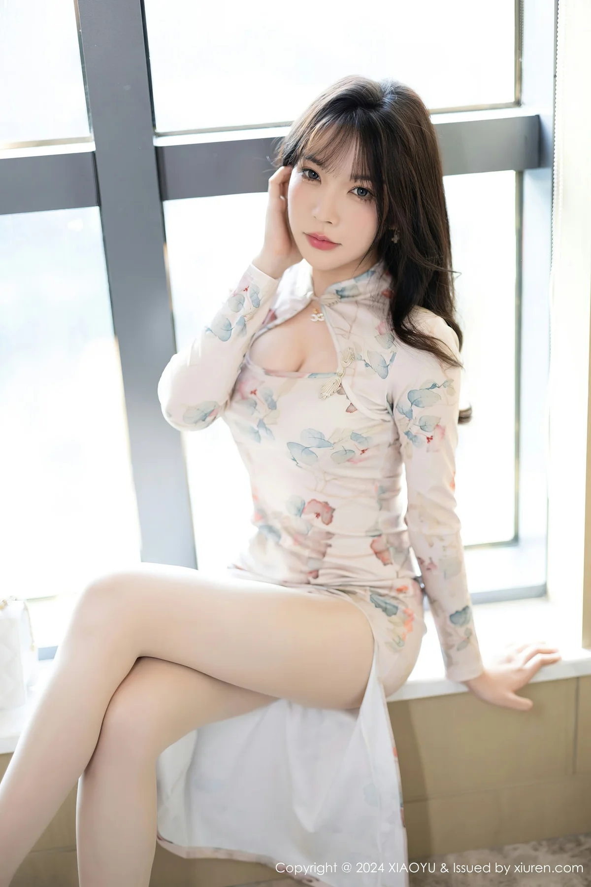 XIAOYU  语画  Vol.1199  徐莉芝Booty 浅灰色情趣性感写真33 - 4