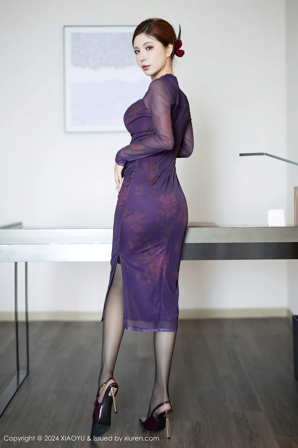 XIAOYU  语画  Vol.1211  小蛮妖Yummy 紫色长裙海南旅拍33 - 4