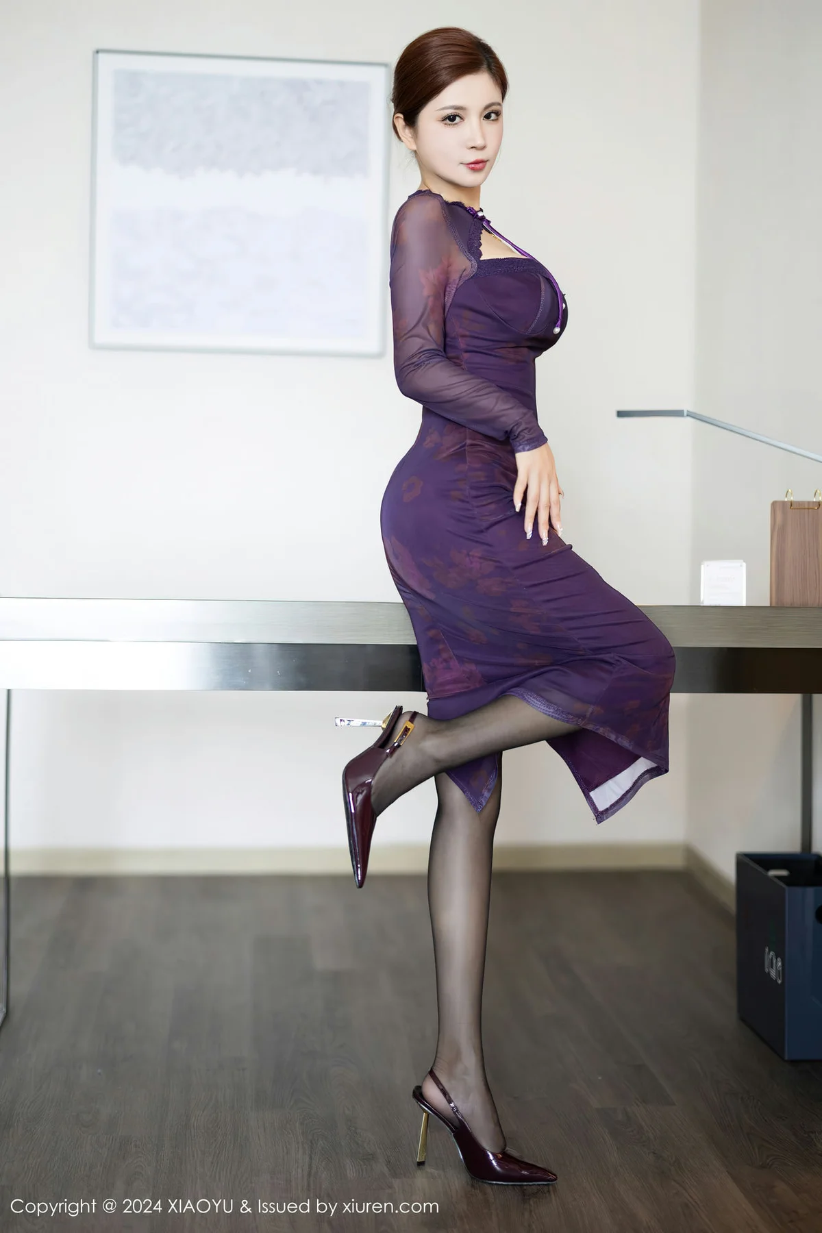 XIAOYU  语画  Vol.1211  小蛮妖Yummy 紫色长裙海南旅拍33 - 8