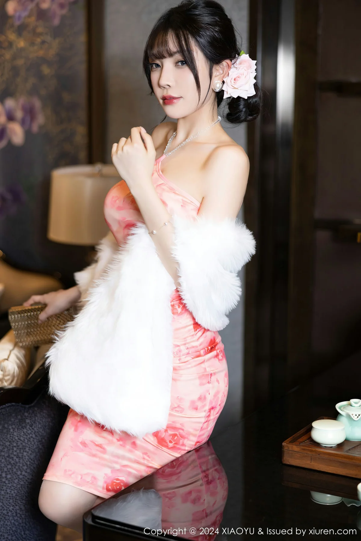 XIAOYU  语画  Vol.1213  徐莉芝Booty 黑色薄纱情趣服饰海南旅拍1 - 7