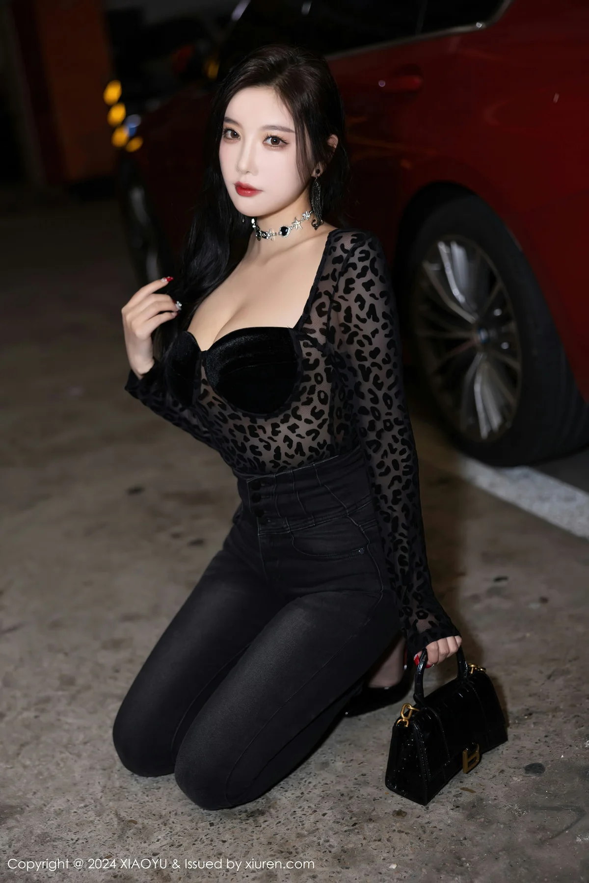 XIAOYU  语画  Vol.1216  杨晨晨Yome 黑色豹纹性感写真1 - 7