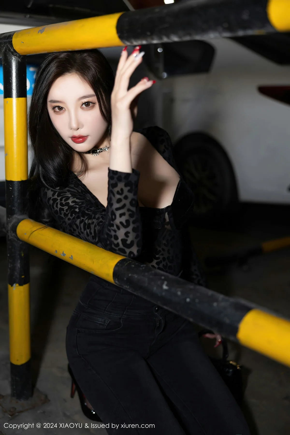 XIAOYU  语画  Vol.1216  杨晨晨Yome 黑色豹纹性感写真1 - 10