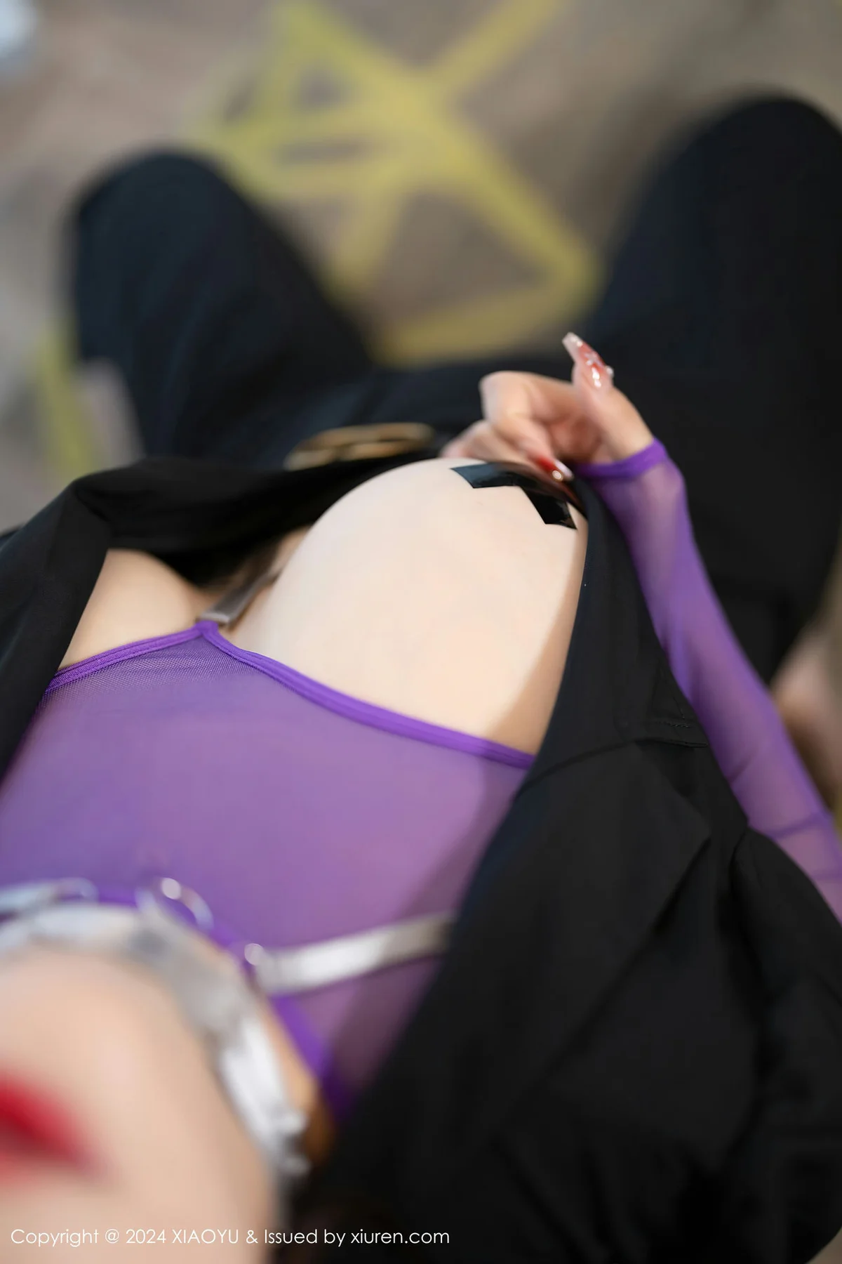 XIAOYU  语画  Vol.1225 小蛮妖Yummy 紫色情趣内衣海南旅拍1 - 7