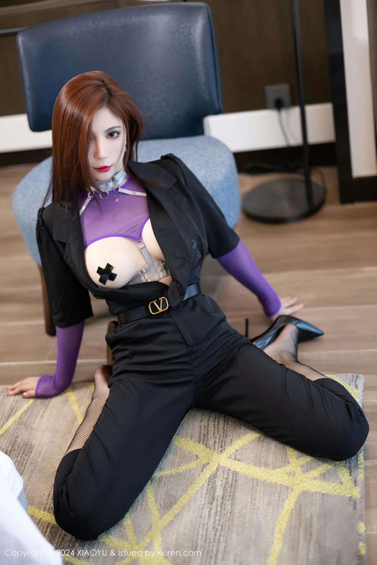 XIAOYU  语画  Vol.1225 小蛮妖Yummy 紫色情趣内衣海南旅拍1 - 10