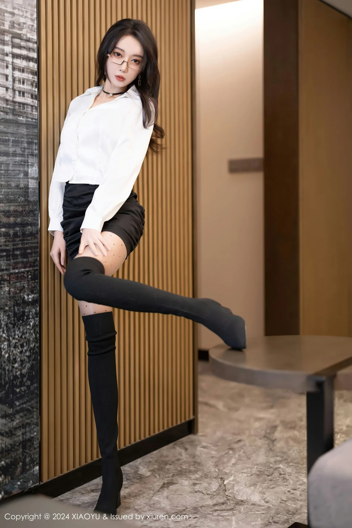 XIAOYU  语画  Vol.1234 玥儿玥 白色丝袜哈尔滨旅拍 - 7