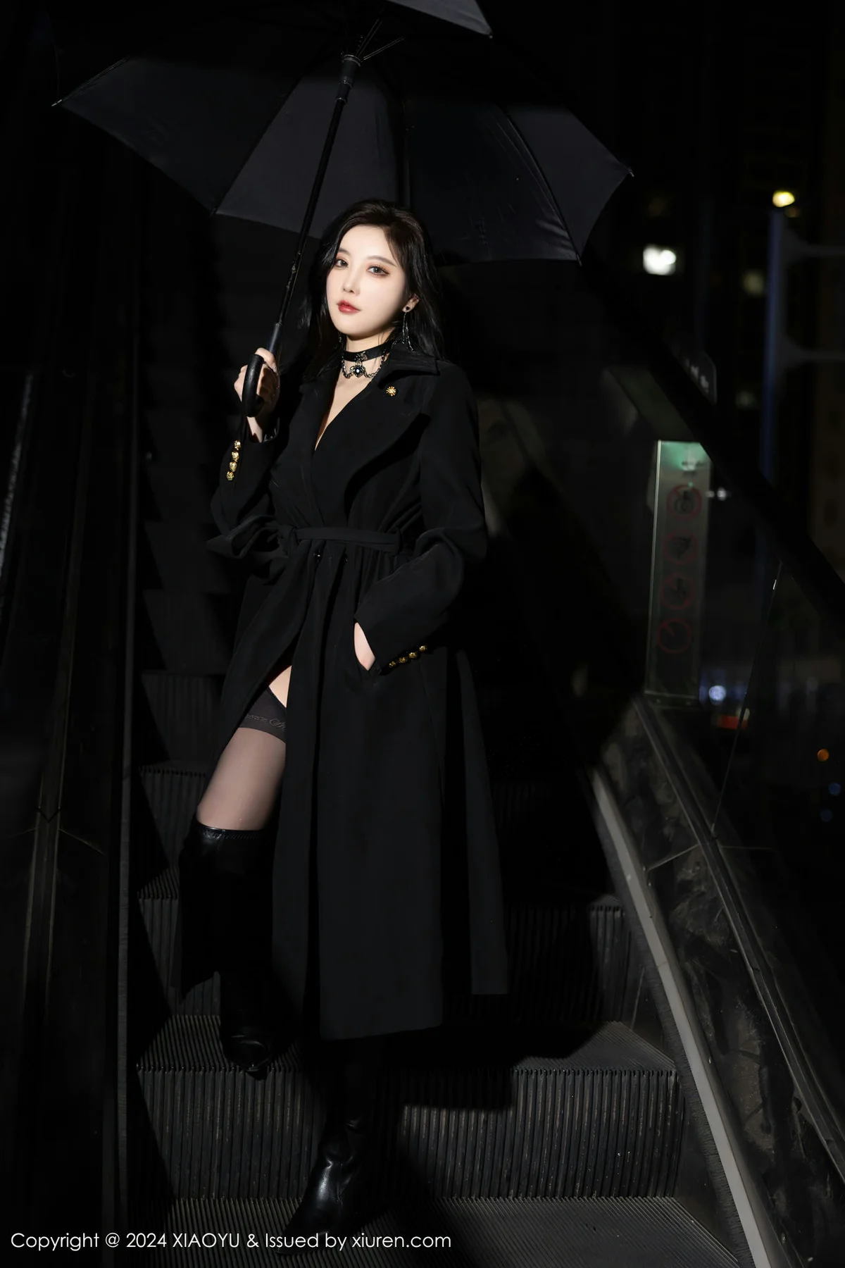 XIAOYU  语画  Vol.1241 杨晨晨Yome 黑色皮质内衣哈尔滨旅拍1 - 1