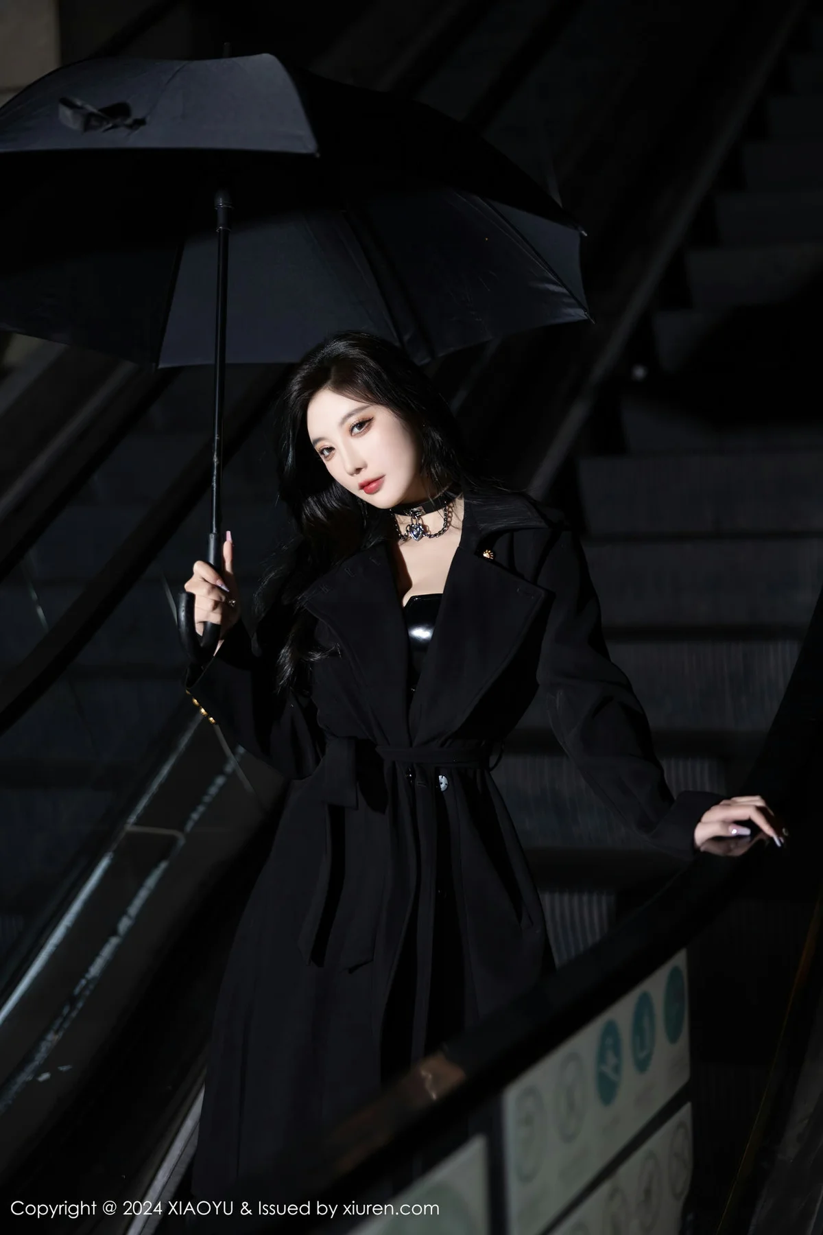 XIAOYU  语画  Vol.1241 杨晨晨Yome 黑色皮质内衣哈尔滨旅拍1 - 3