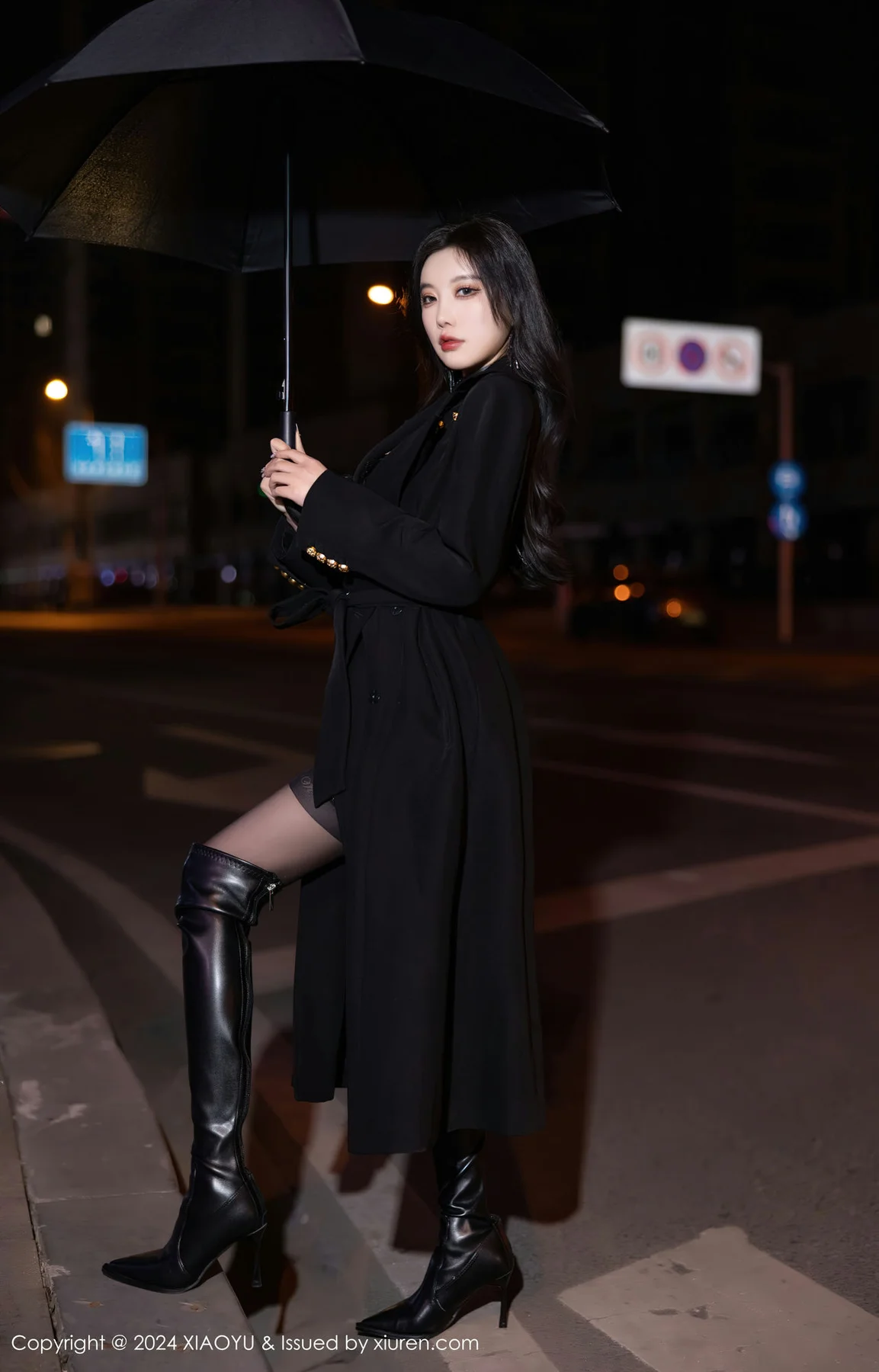 XIAOYU  语画  Vol.1241 杨晨晨Yome 黑色皮质内衣哈尔滨旅拍1 - 5