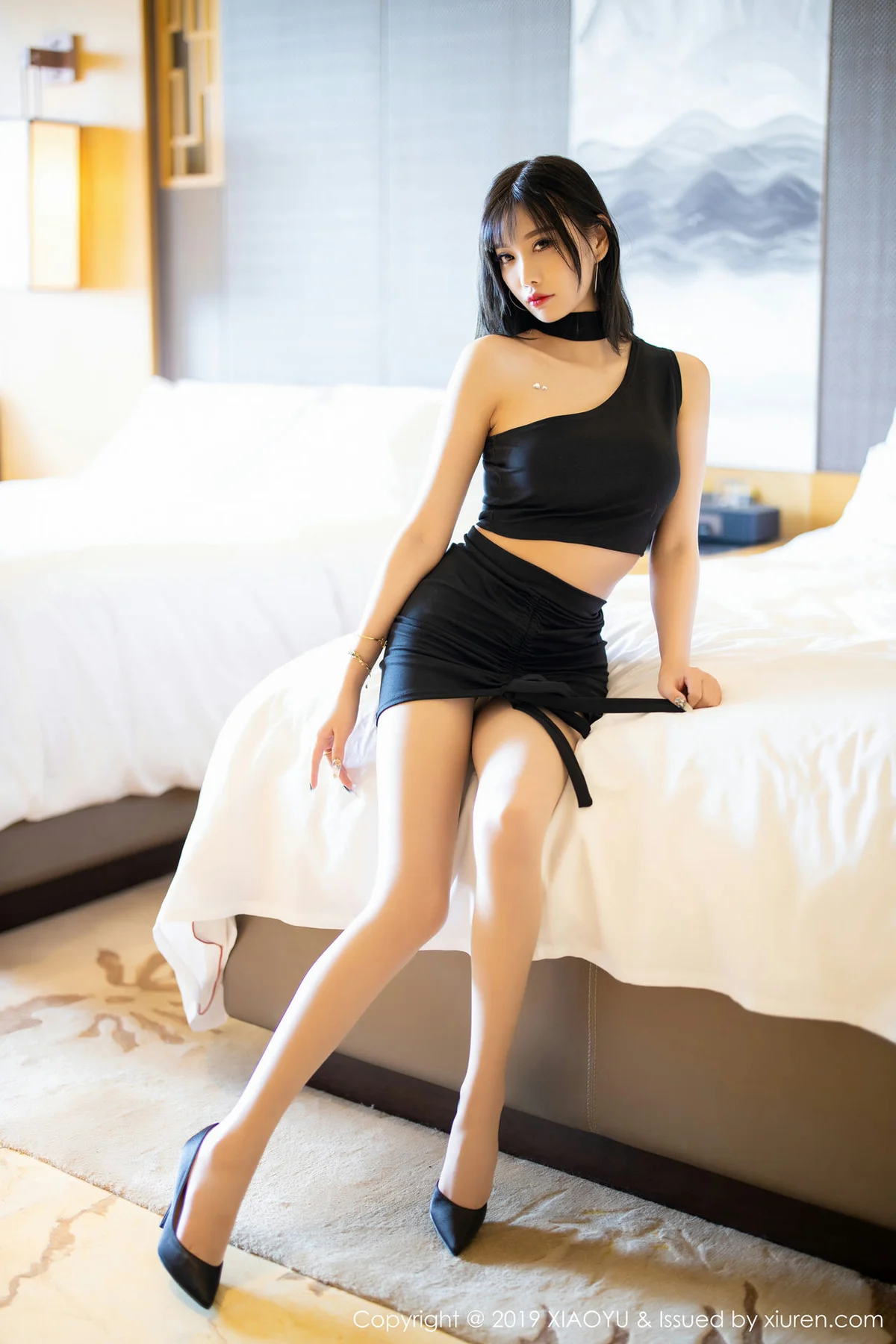 XIAOYU  语画界 Vol.134 杨晨晨sugar 美腿肉丝海南岛心愿旅拍写真 - 1