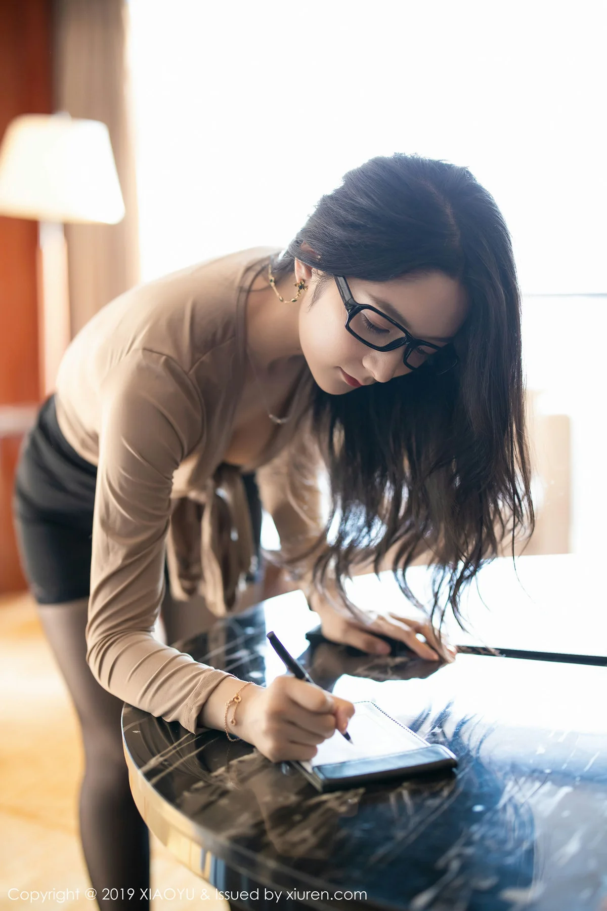 XIAOYU  语画界 Vol.154 97P秘书制服 Angela小热巴 - 10