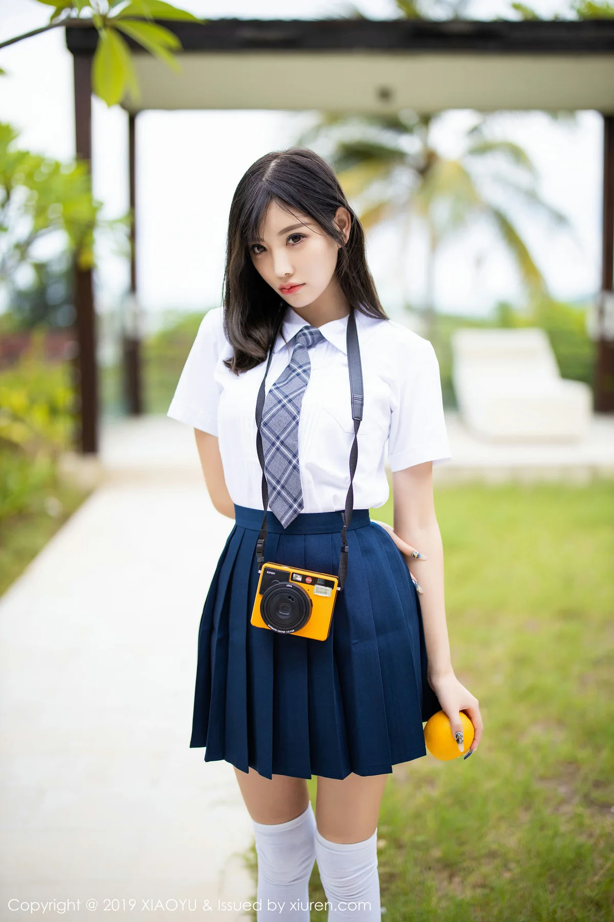 XIAOYU  语画界 Vol.184 室外清纯学生装 杨晨晨sugar - 5