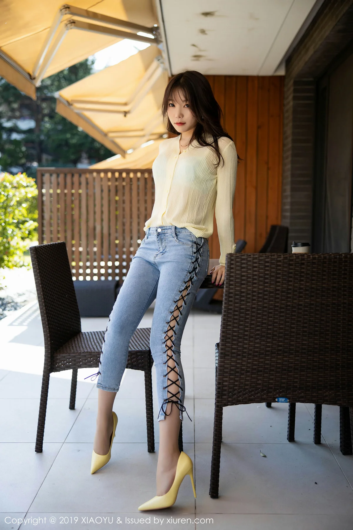 XIAOYU  语画界 Vol.197 肉丝丝袜121P 芝芝Booty济州岛旅拍 - 7