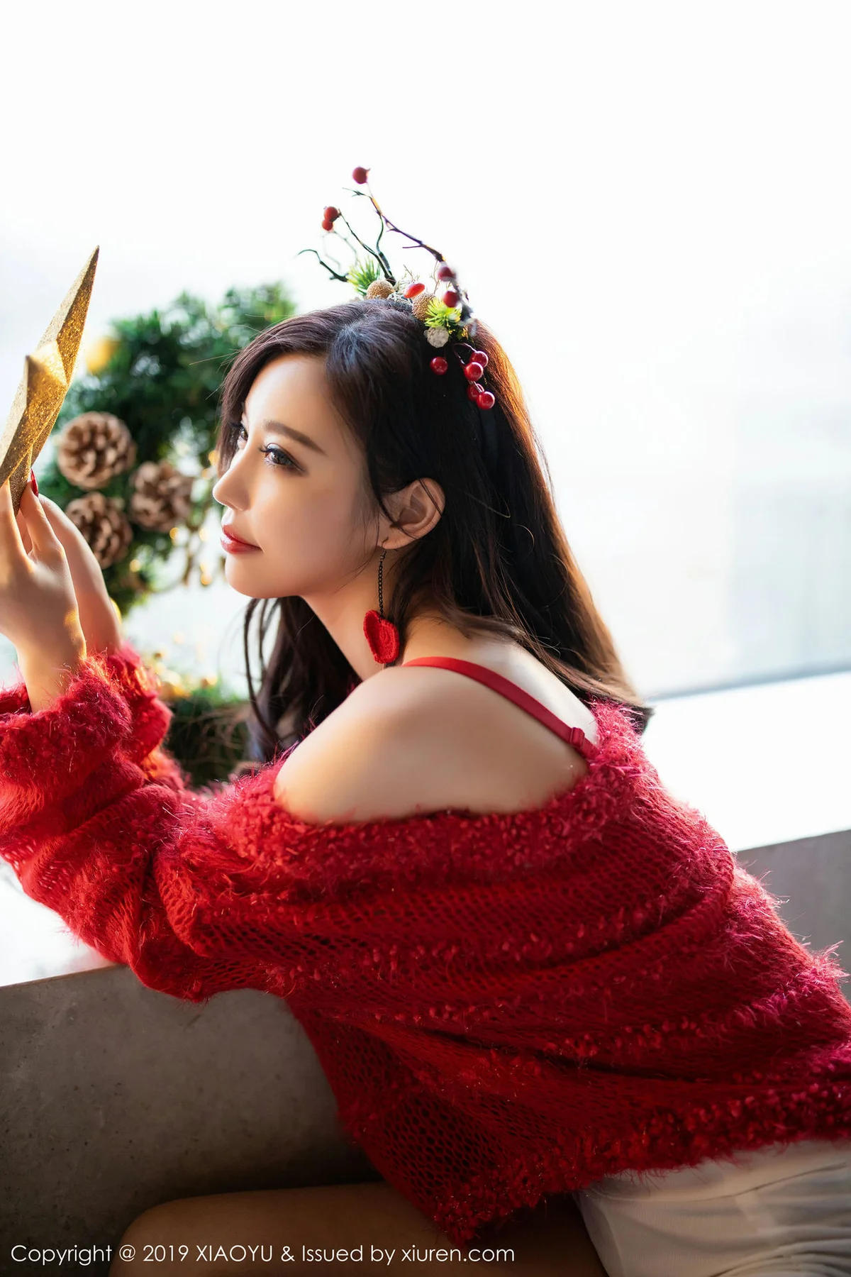 XIAOYU  语画界 Vol.221 杨晨晨sugar 圣诞主题写真 - 8