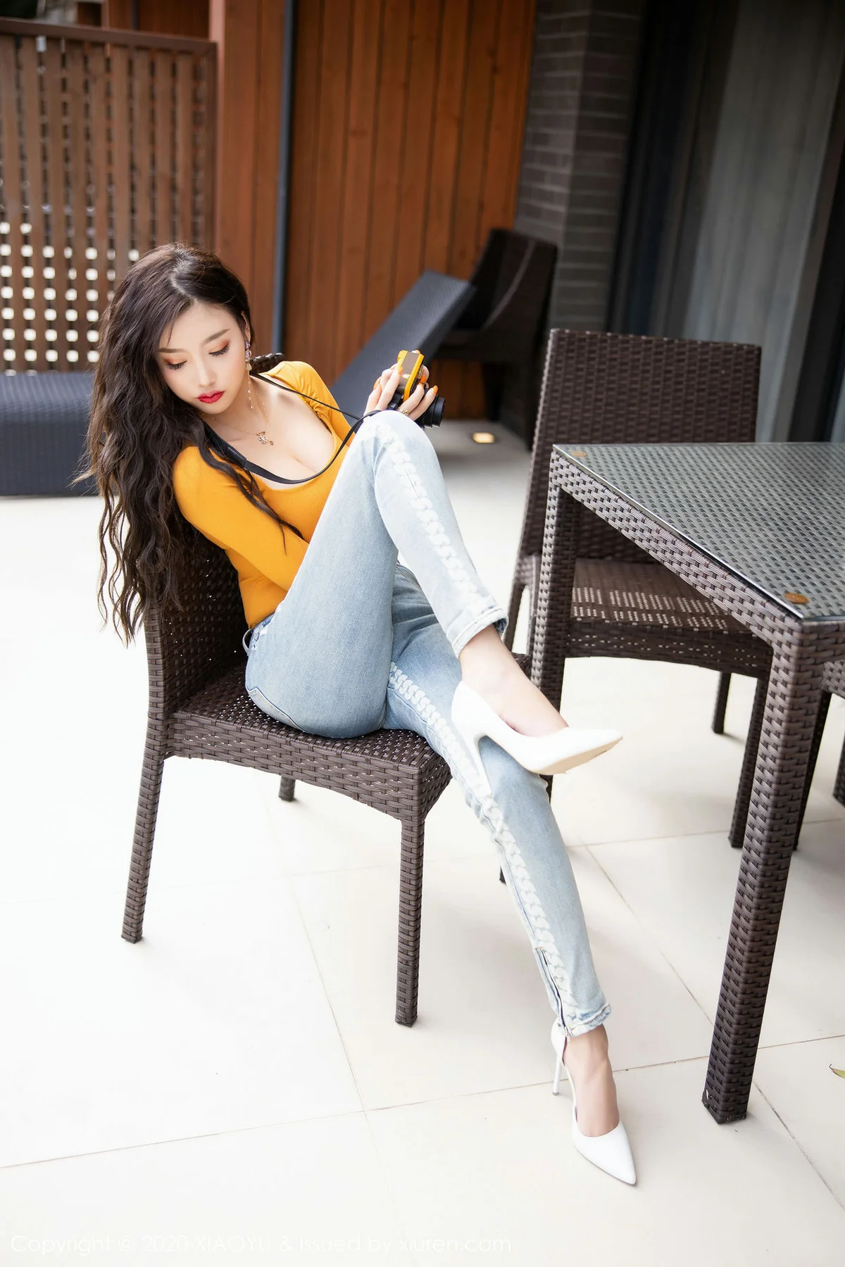 XIAOYU  语画界 Vol.228 牛仔美臀魅惑 杨晨晨sugar 济州岛旅拍.... - 1