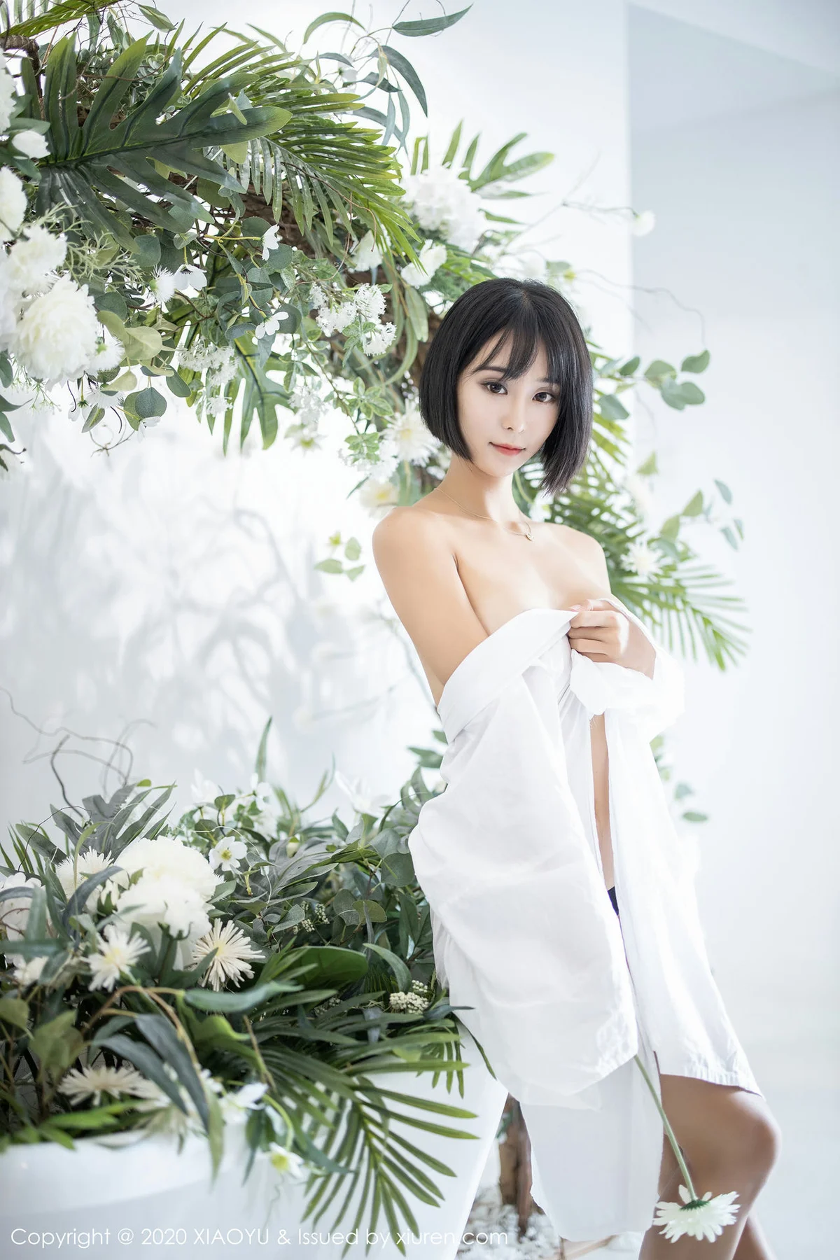 XIAOYU  语画界 Vol.292 黑丝美腿 蓝夏Akasha 性感写真 - 5