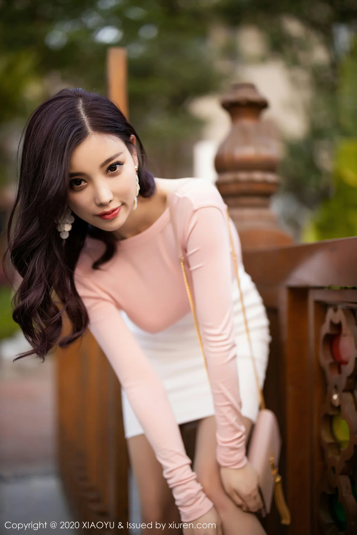 XIAOYU  语画界 Vol.310 华衣酥胸裹身 杨晨晨sugar 淡粉色私房 - 6