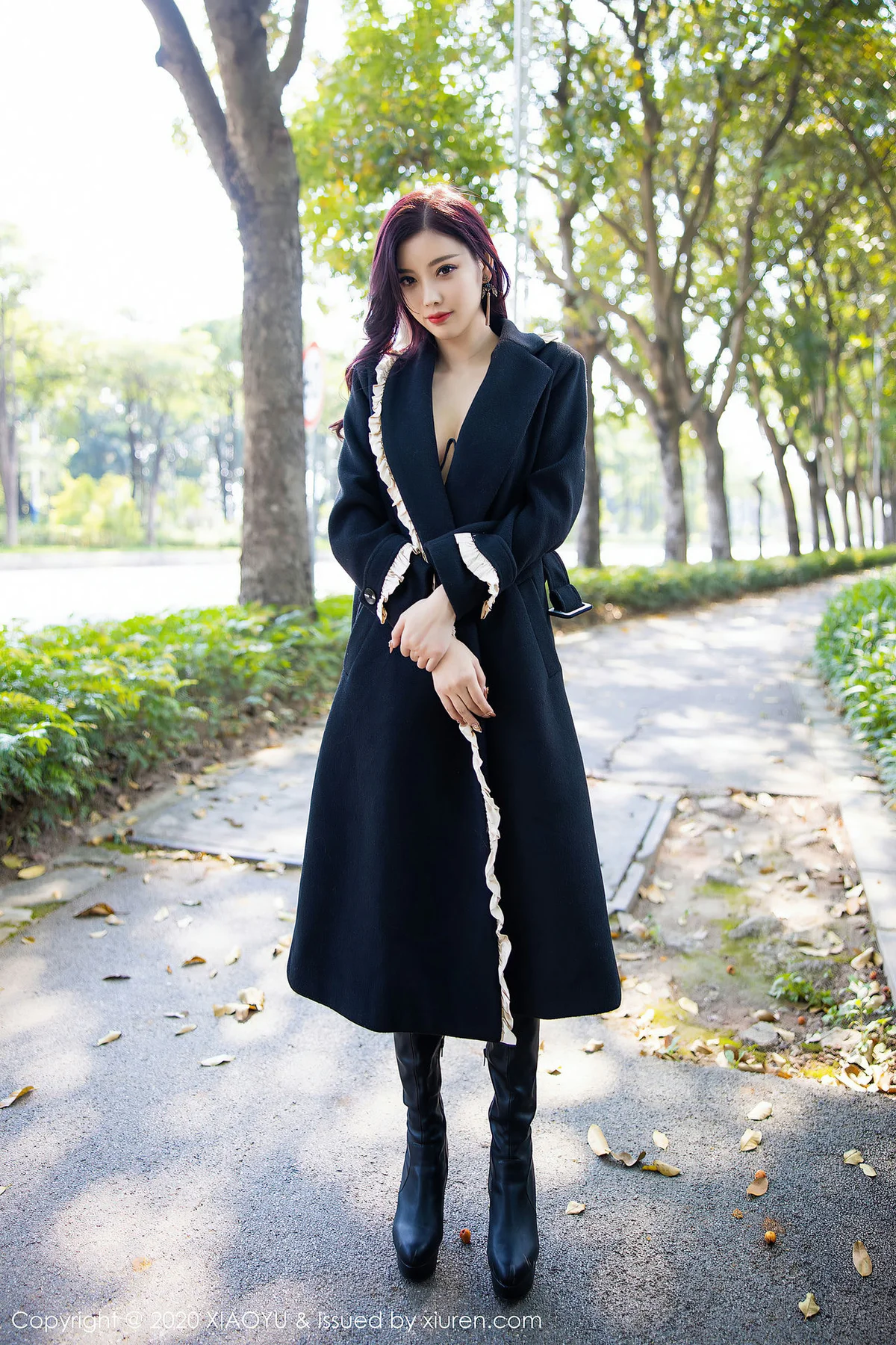 XIAOYU  语画界 Vol.338 杨晨晨sugar 车模网袜皮衣 - 1