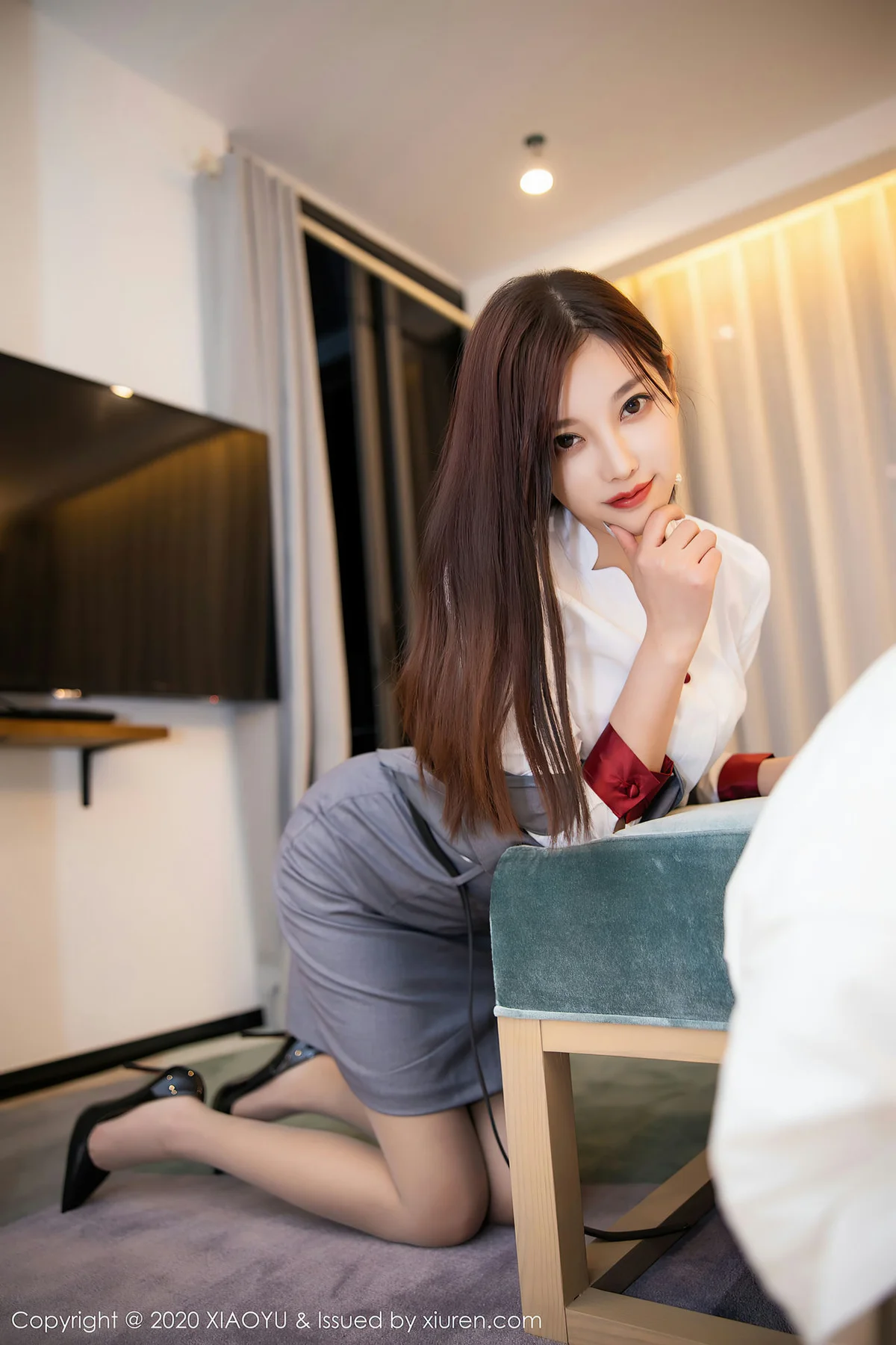 XIAOYU  语画界 Vol.388 空乘制服捆绑写真 杨晨晨 - 6