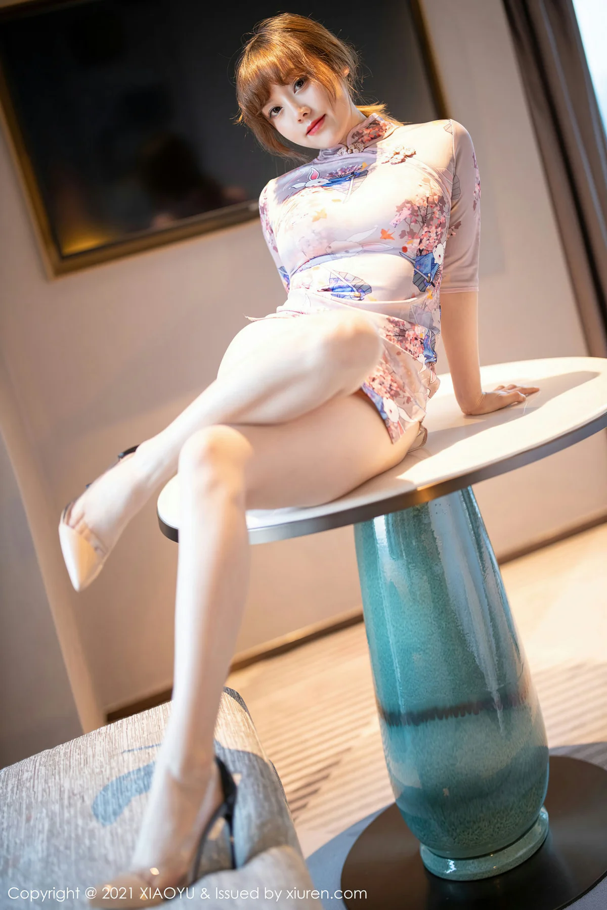 XIAOYU  语画界 Vol.448 微胖美眉韵味旗袍 豆瓣酱 - 6