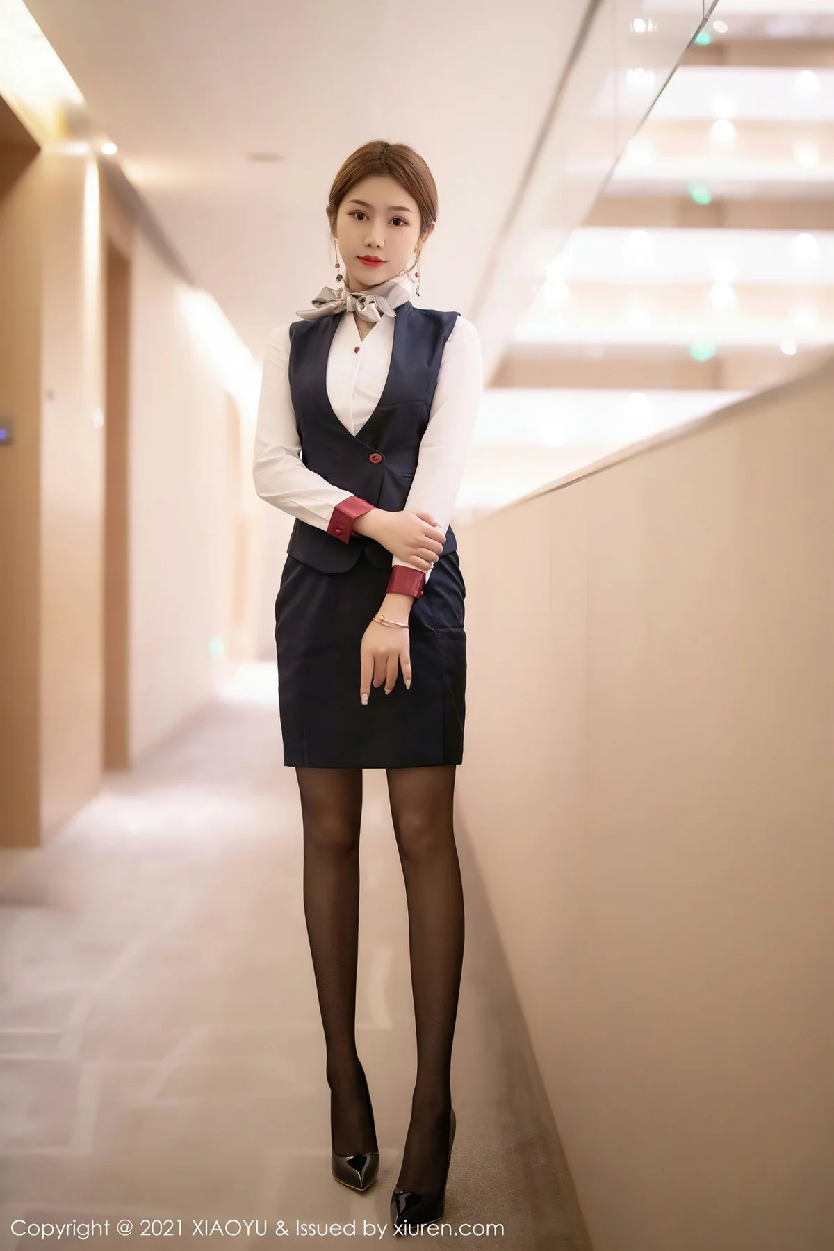 XIAOYU  语画界 Vol.449 空乘制服 梦梵 - 3