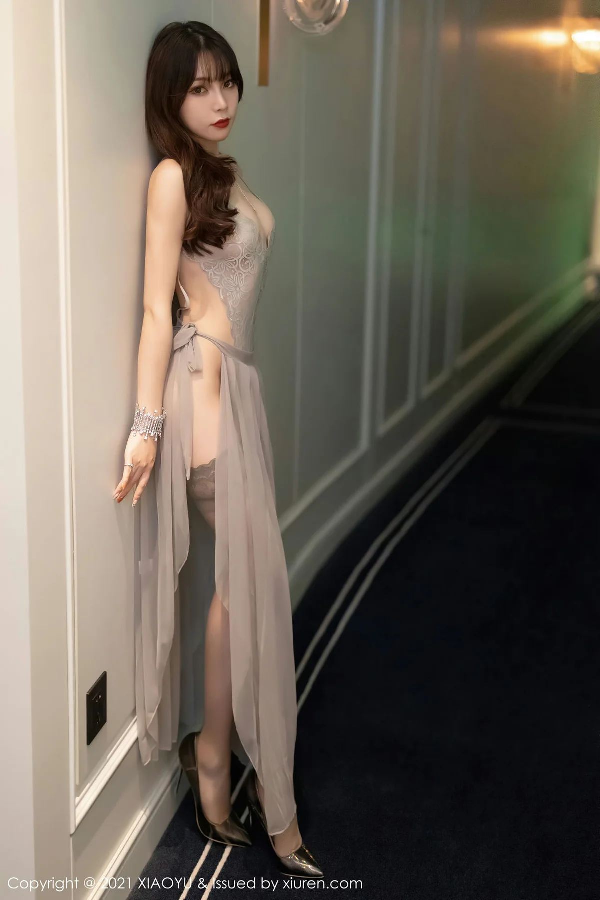 XIAOYU  语画界 Vol.510 纱裙裹紧绸缎写真 芝芝Booty - 3