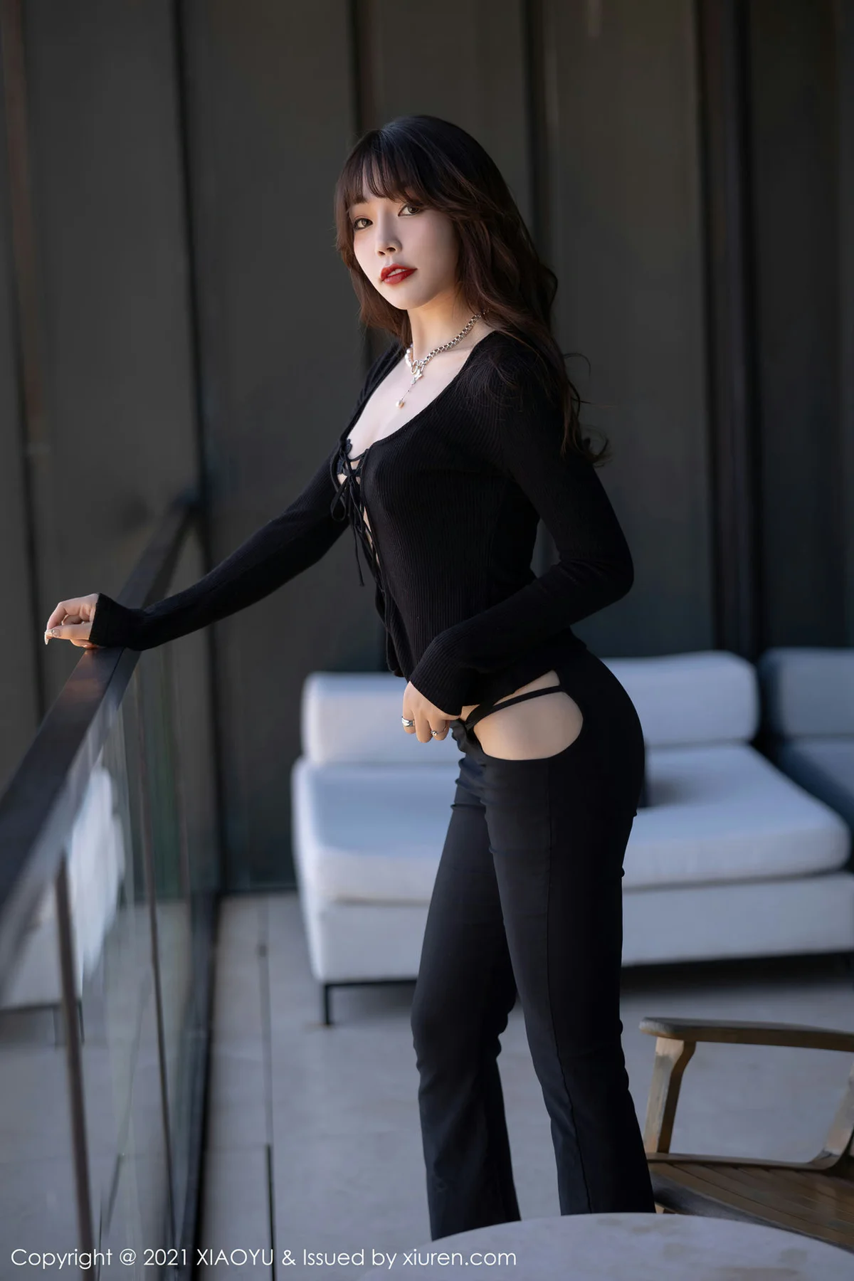 XIAOYU  语画界 Vol.531 镂空情趣内衣 芝芝Booty 青岛旅拍写真 - 7