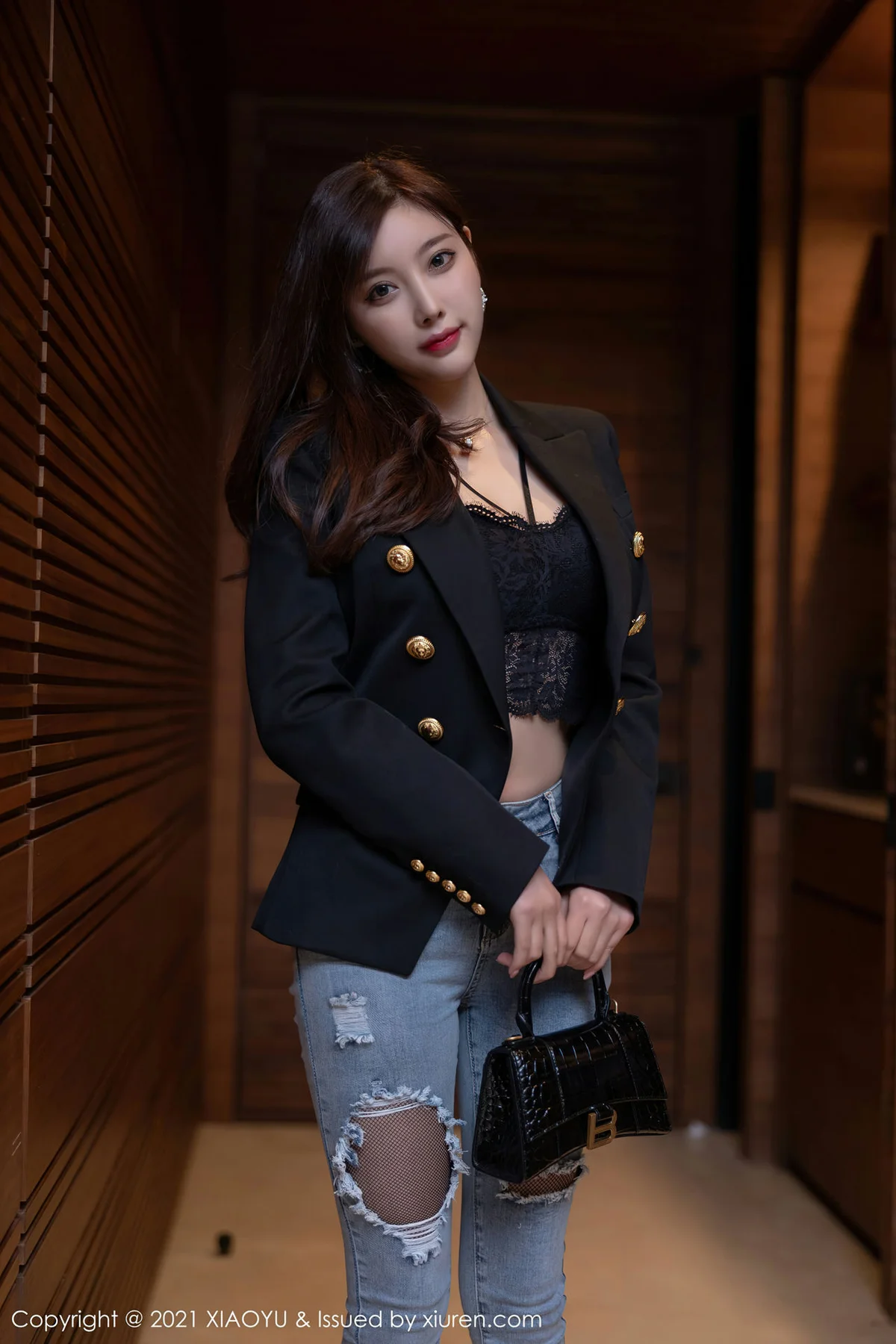 XIAOYU  语画界 Vol.533 魅惑网袜美腿修长 杨晨晨sugar 青岛旅... - 1