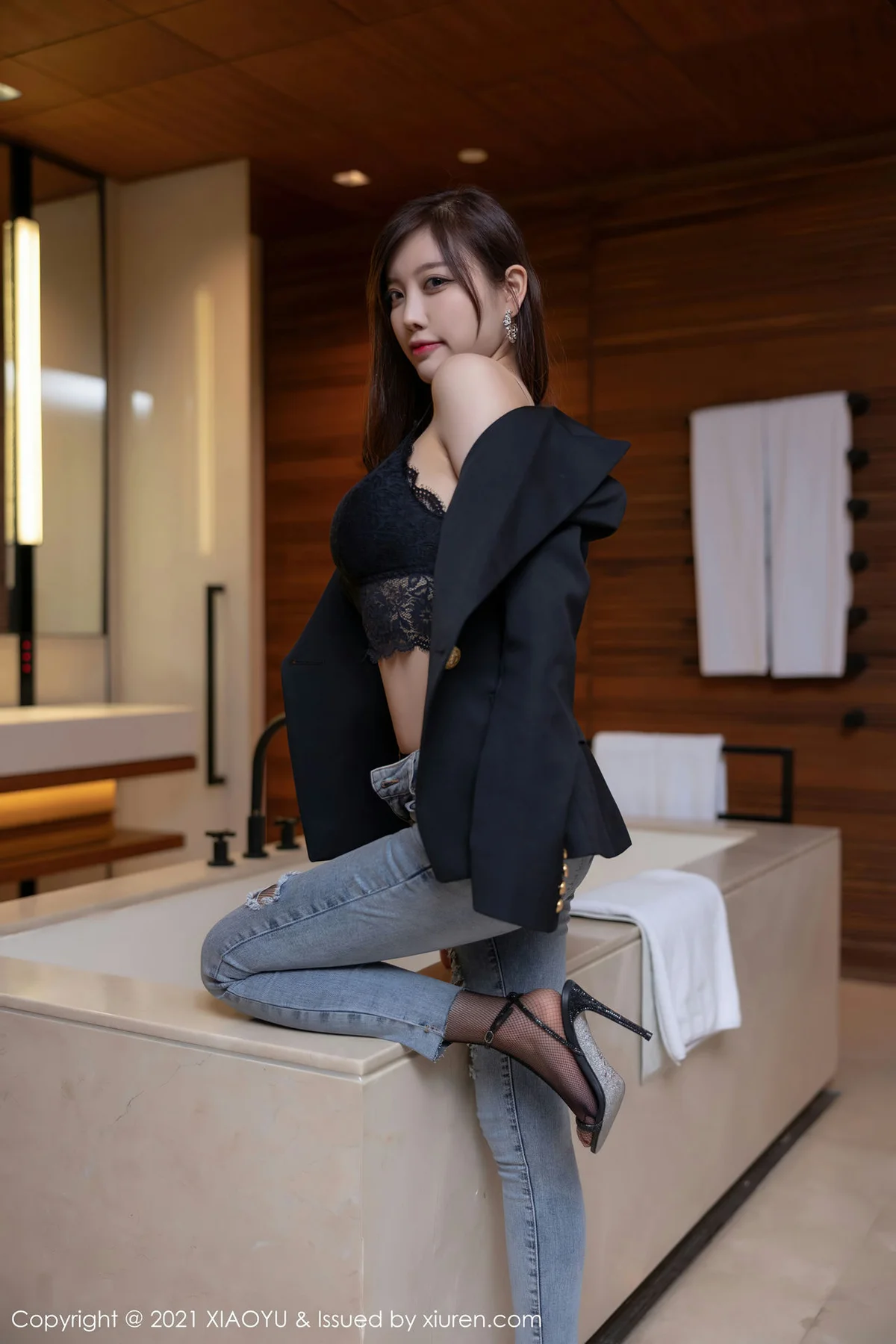 XIAOYU  语画界 Vol.533 魅惑网袜美腿修长 杨晨晨sugar 青岛旅... - 7