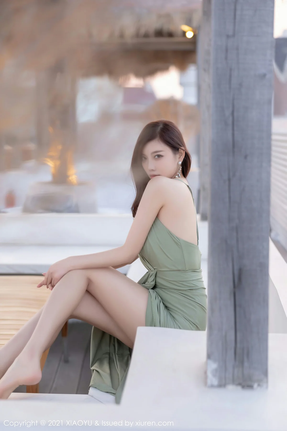 XIAOYU  语画界 Vol.538 轻透长裙 杨晨晨sugar 青岛旅拍写真 - 2