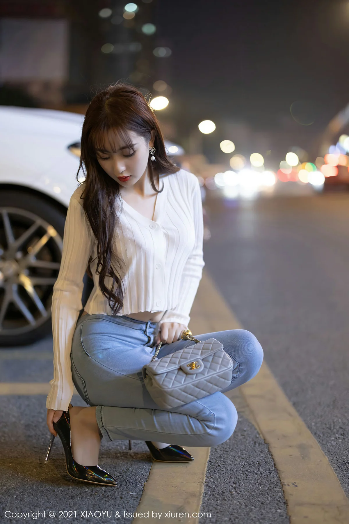 XIAOYU  语画界 Vol.539 香车与美女 新人模特林星阑 第二套写真 - 5