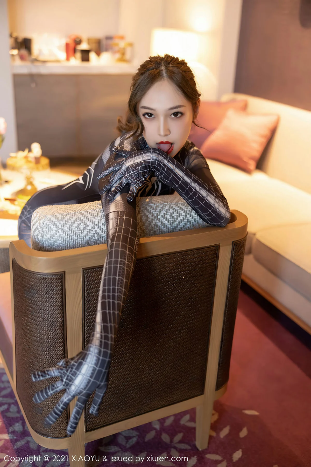 XIAOYU  语画界 Vol.559 情趣蜘蛛侠服饰 郑颖姗 青岛旅拍写真 - 7