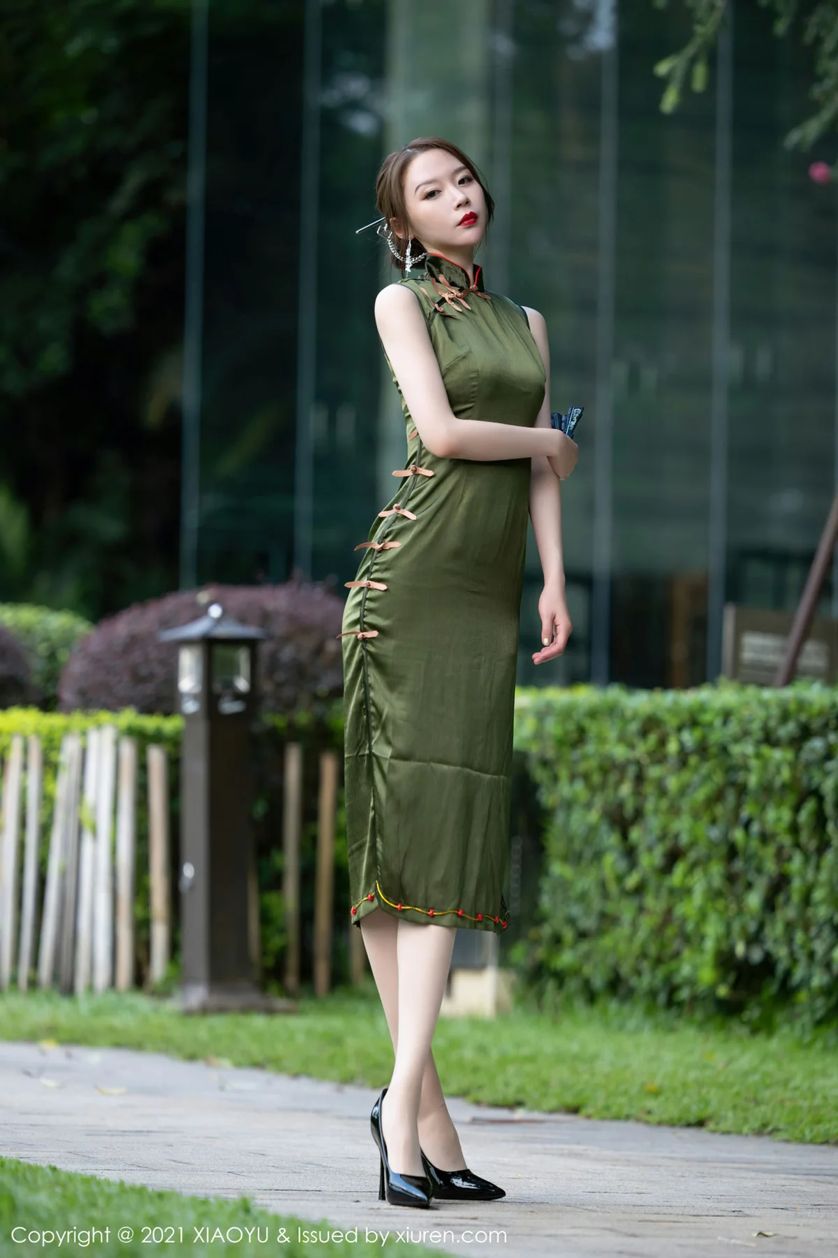 XIAOYU  语画界 Vol.637 肚兜浴室 梦心月 韵味旗袍写真1 - 2