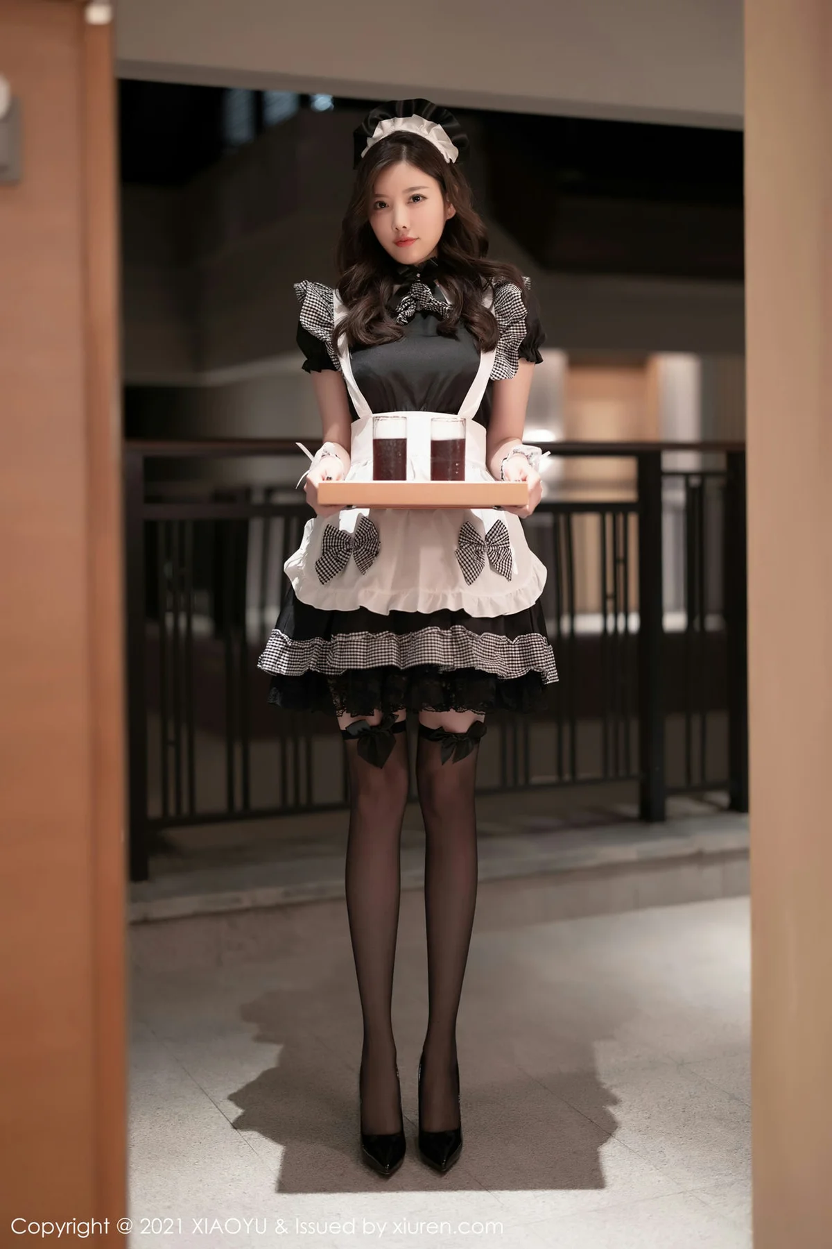 XIAOYU  语画界 Vol.658 女仆制服主题 杨晨晨sugar 广西心愿旅拍11 - 1