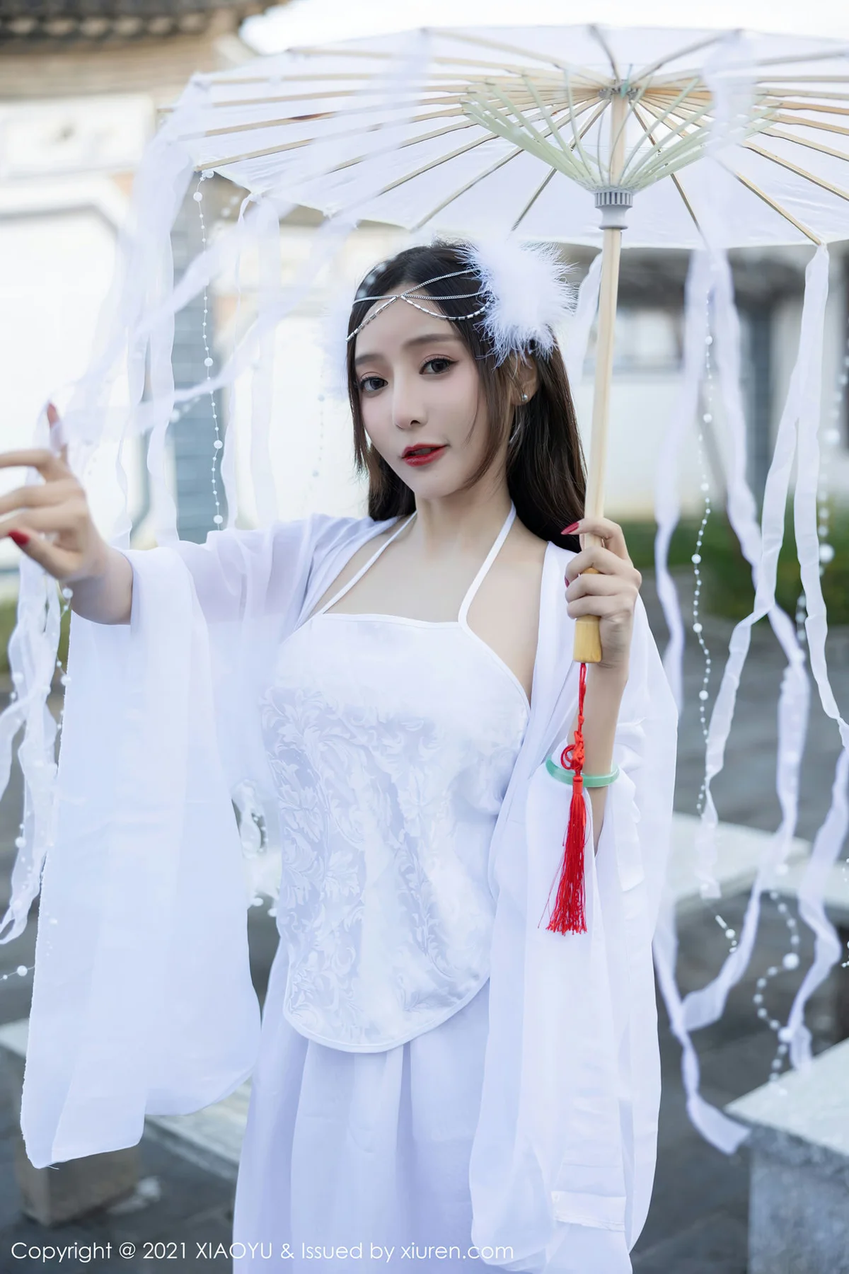 XIAOYU  语画界 Vol.672 轻透白纱古装 王馨瑶yanni 云南星愿旅拍11 - 4
