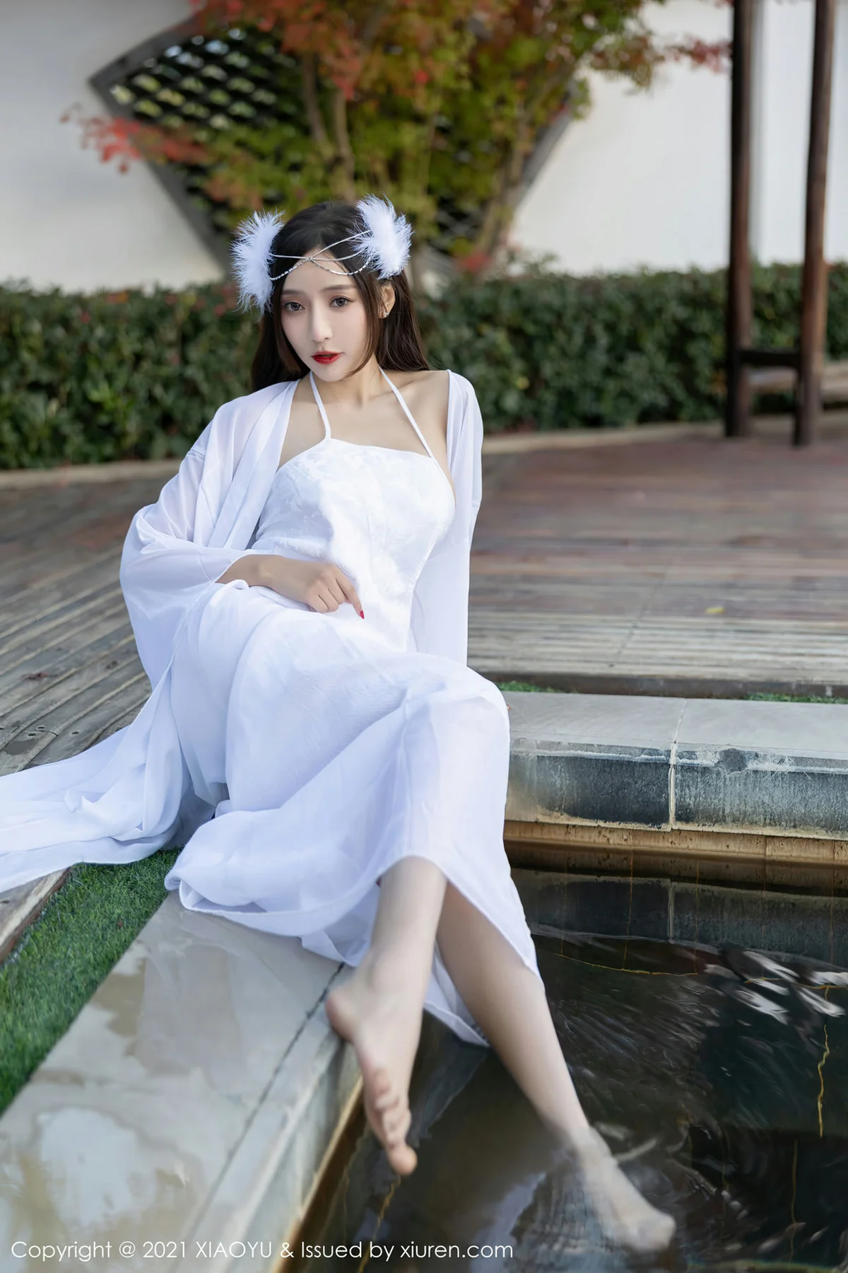 XIAOYU  语画界 Vol.672 轻透白纱古装 王馨瑶yanni 云南星愿旅拍11 - 9