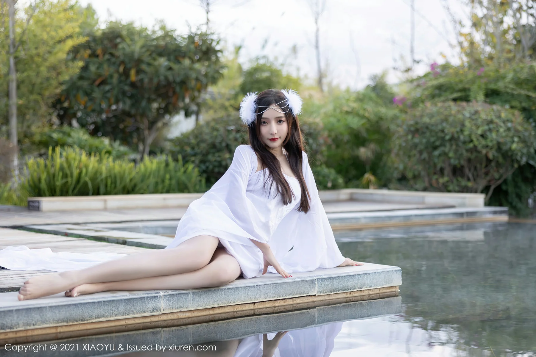 XIAOYU  语画界 Vol.672 轻透白纱古装 王馨瑶yanni 云南星愿旅拍11 - 3