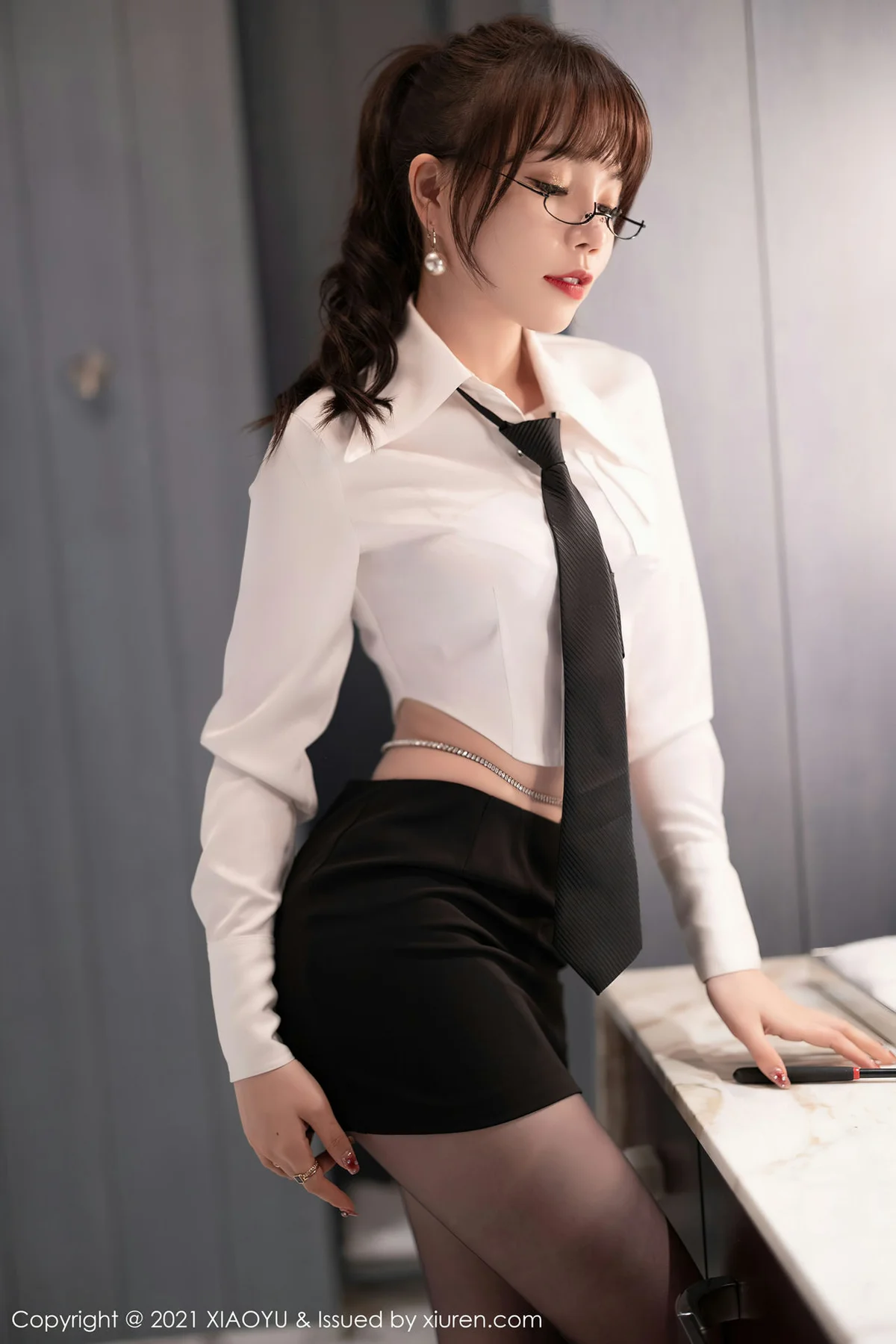 XIAOYU  语画界 Vol.684 OL制服 芝芝Booty 私房写真99P - 9