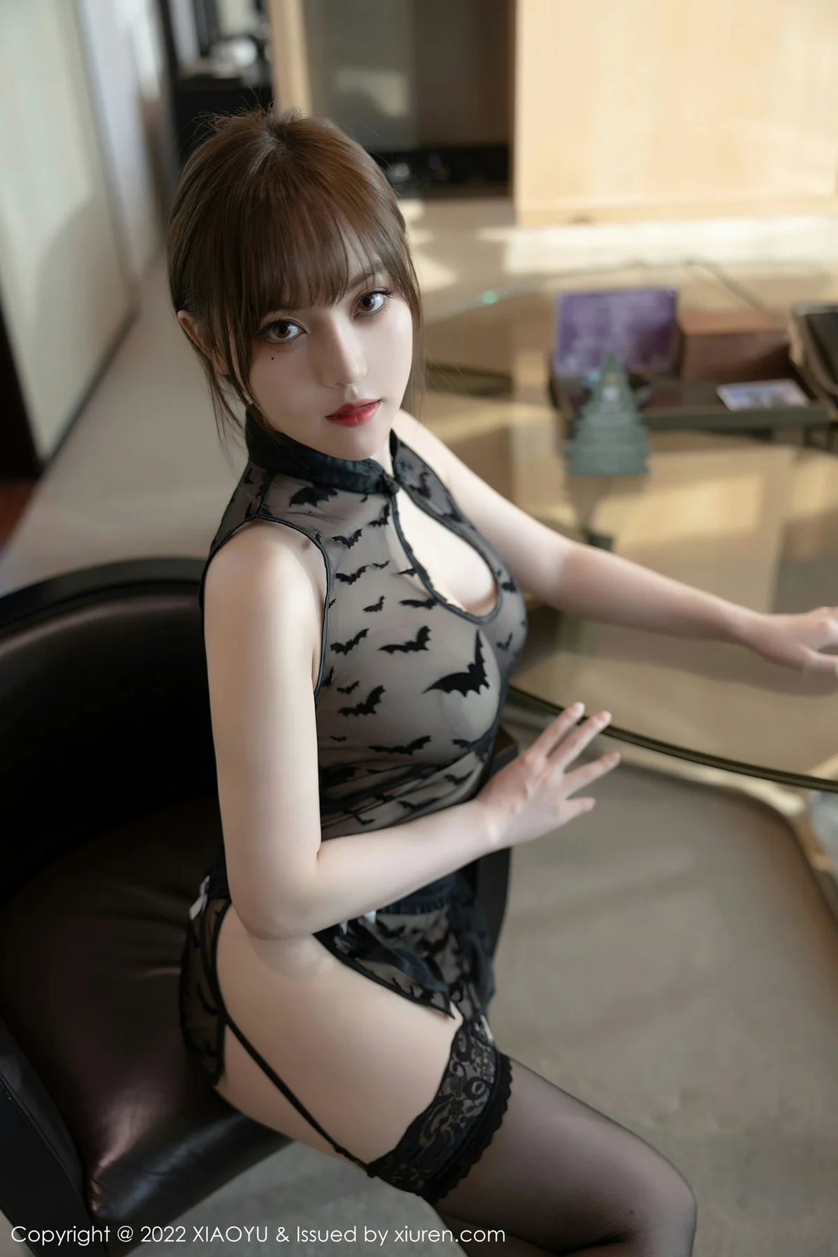 XIAOYU  语画界 Vol.696 黑色网纱 豆瓣酱 性感写真11 - 5