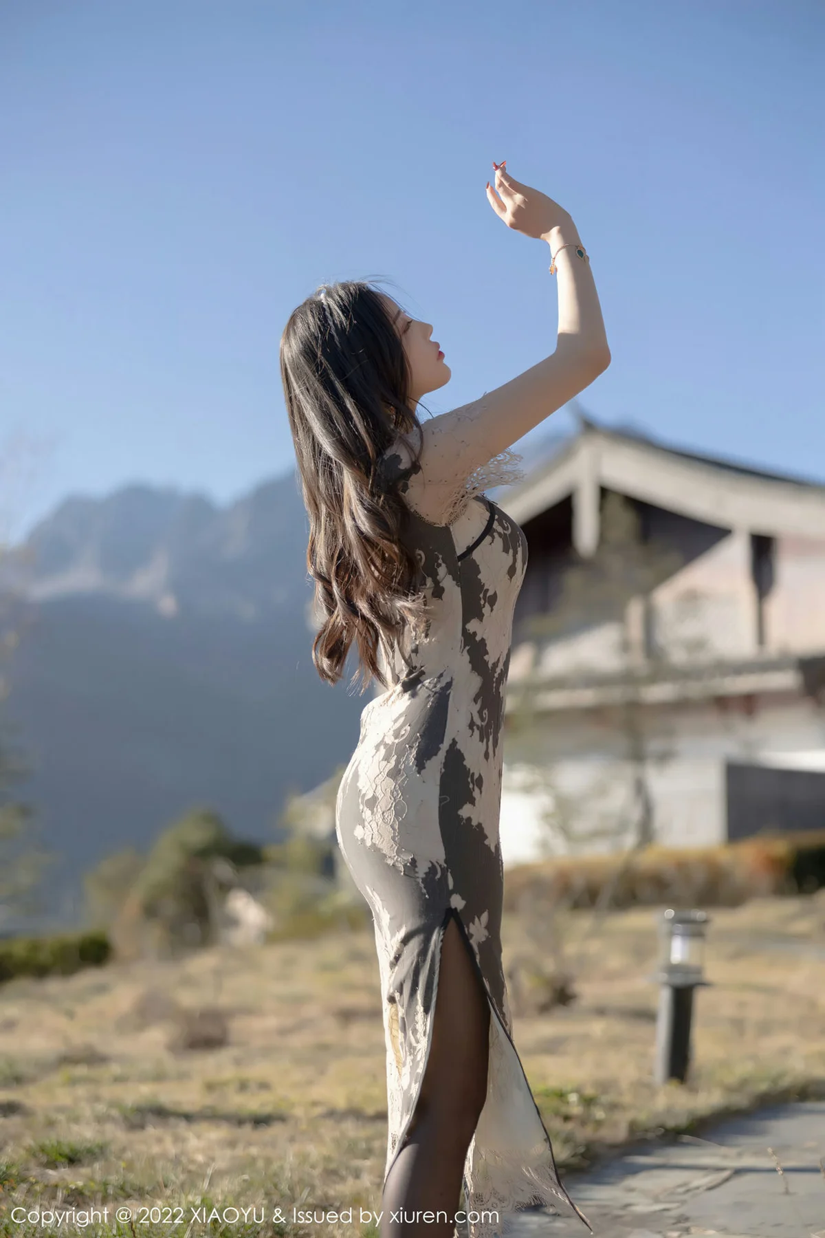 XIAOYU  语画界 Vol.697 黑丝旗袍 杨晨晨Yome 丽江心愿旅拍222 - 8