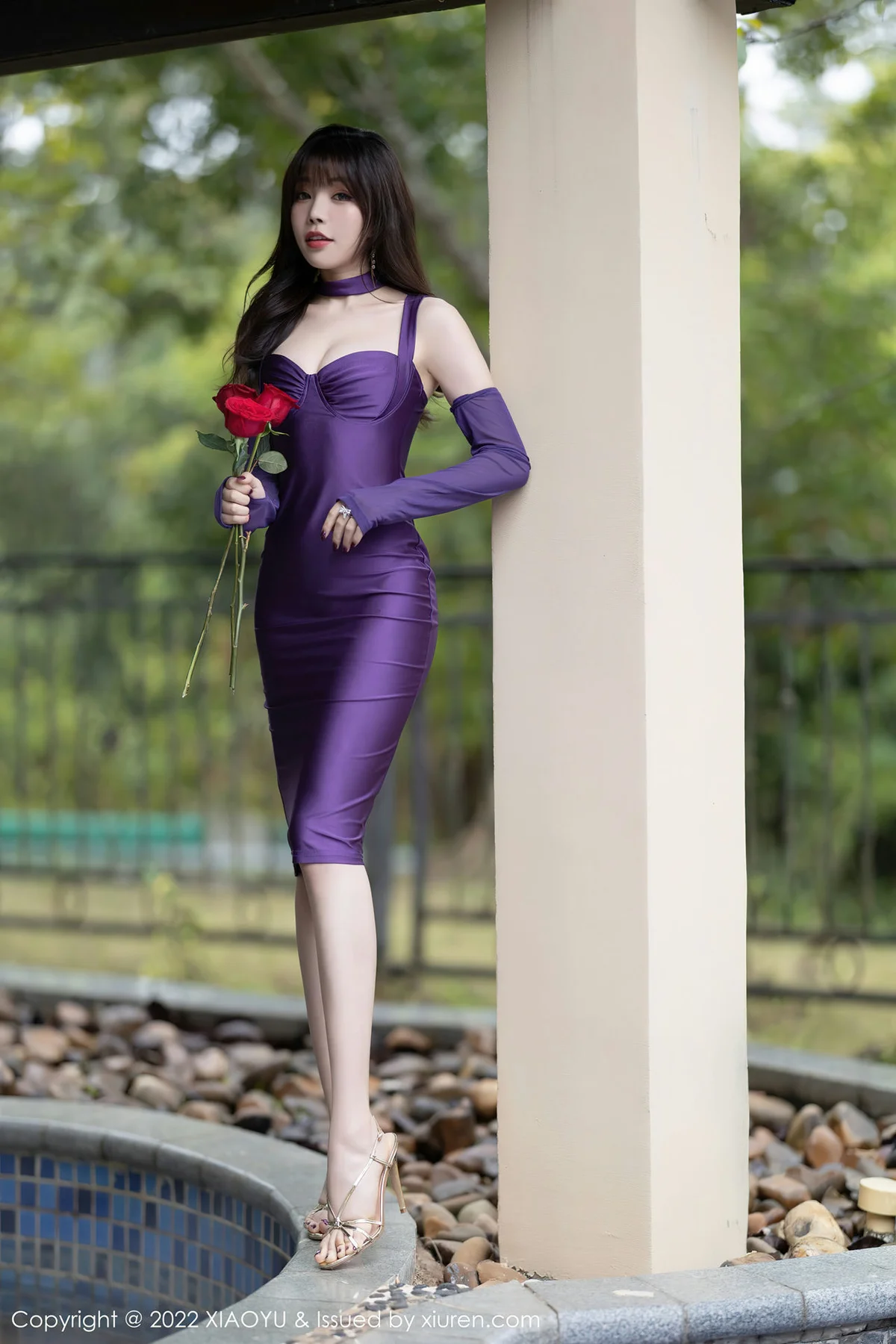 XIAOYU  语画界 Vol.720 户外温泉池 芝芝Booty 惠州旅拍 - 9