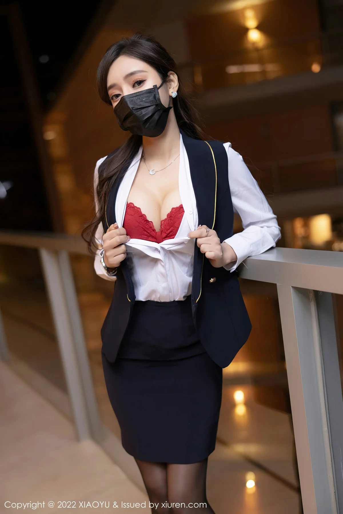 XIAOYU  语画界 Vol.743 黑丝短裙 王馨瑶yanni 惠州旅拍1 - 3