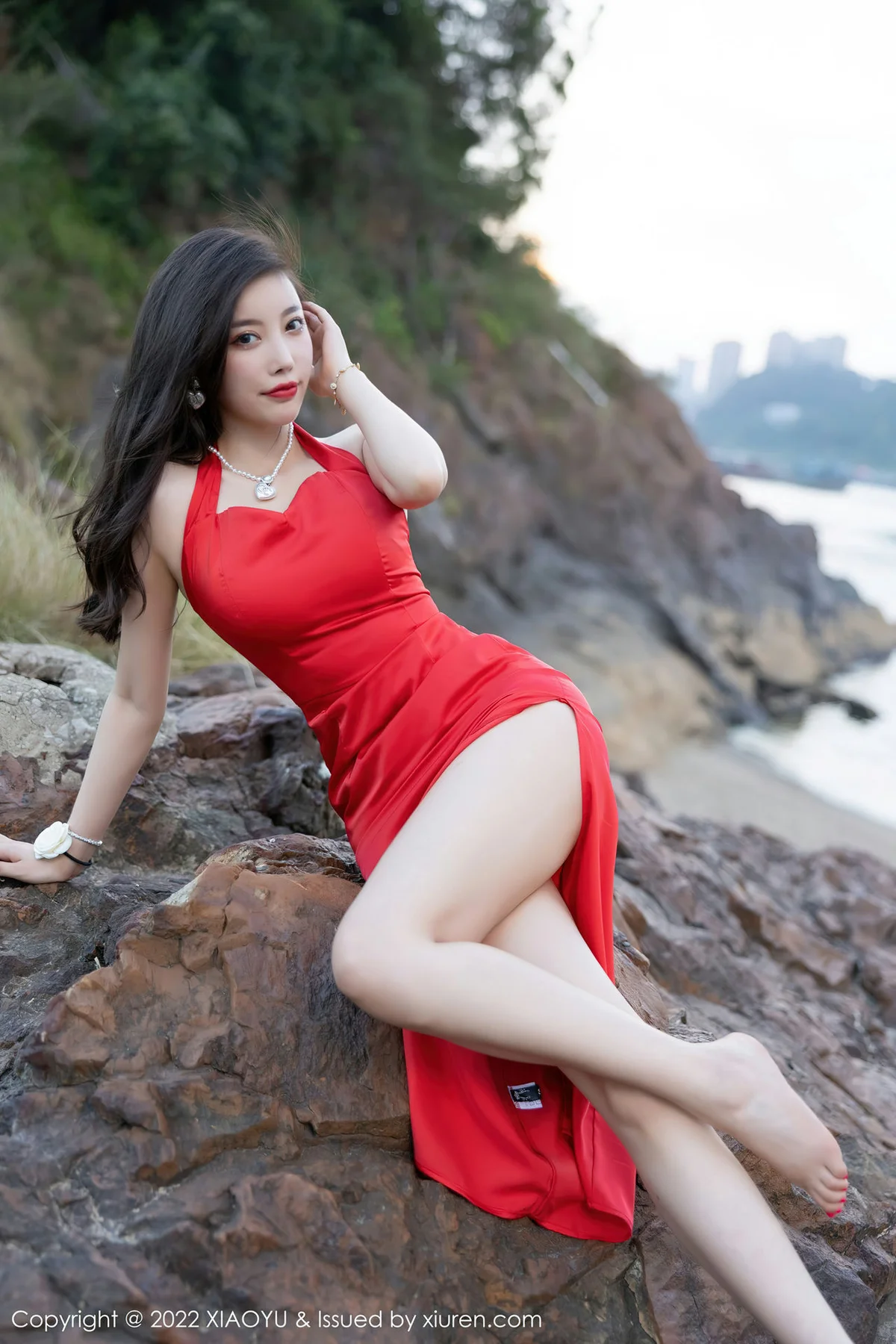 XIAOYU  语画界 Vol.745 红色蕾丝内衣 杨晨晨Yome 丽江心愿旅拍22 - 4