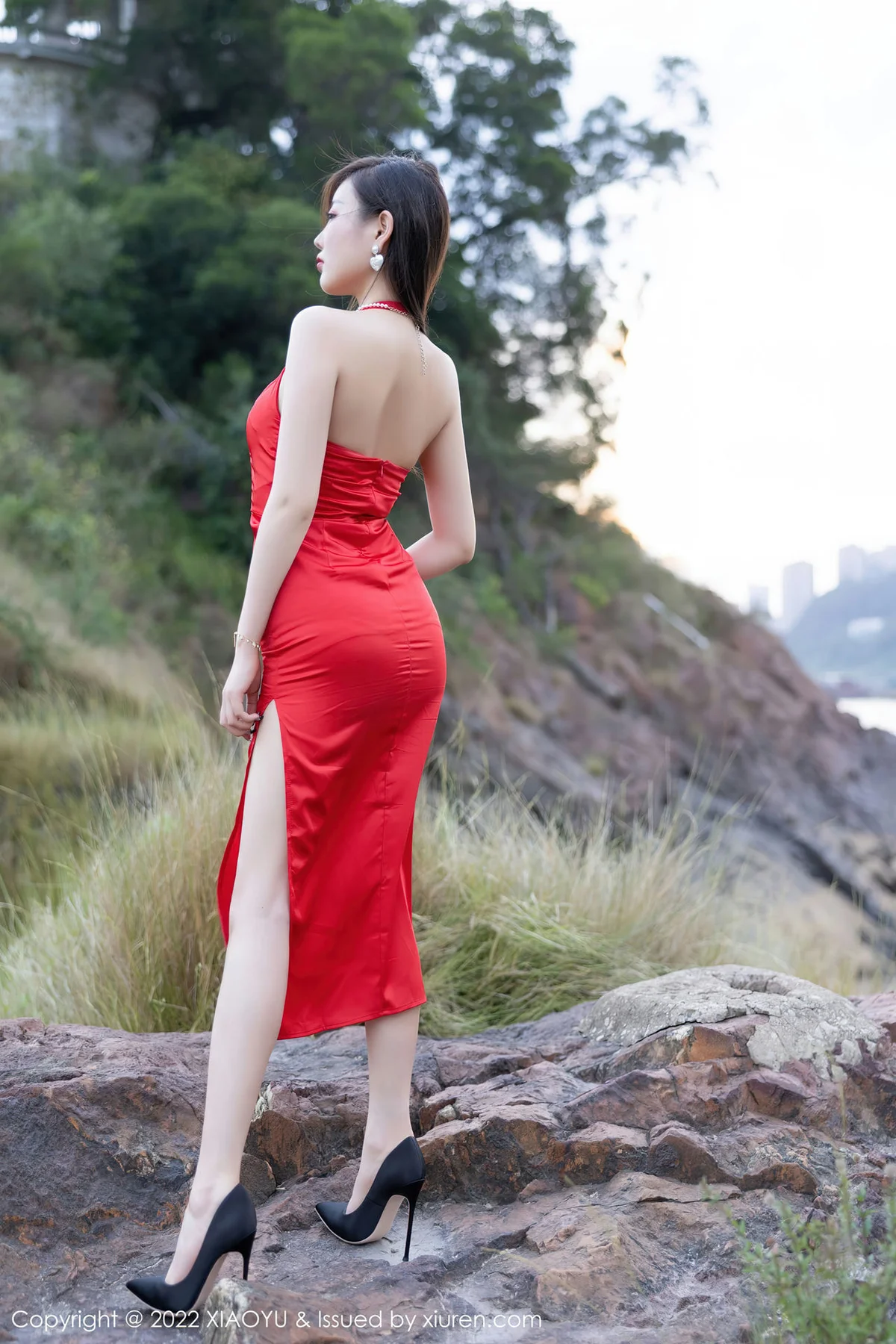 XIAOYU  语画界 Vol.745 红色蕾丝内衣 杨晨晨Yome 丽江心愿旅拍22 - 9