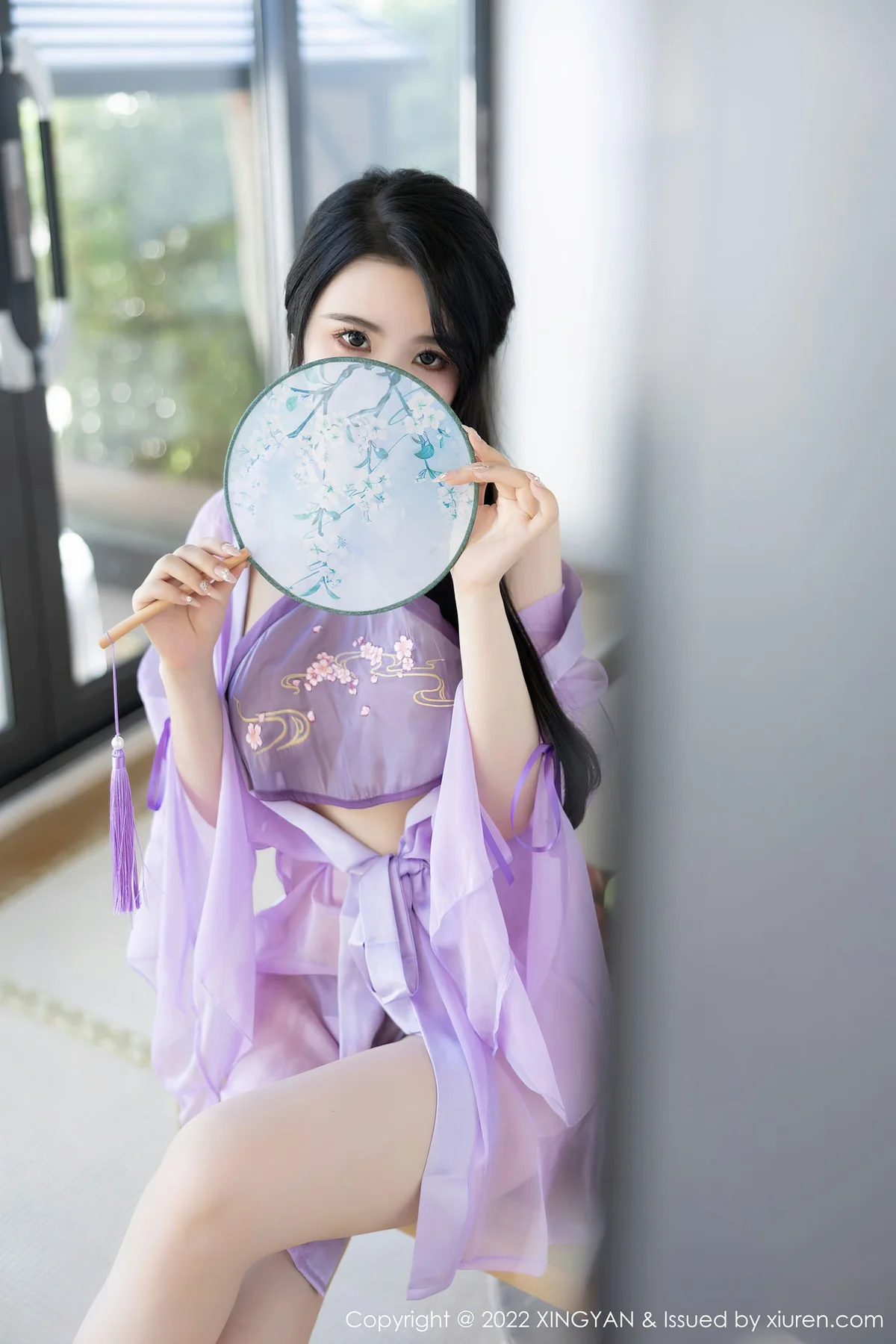 XIAOYU  语画界 Vol.860 Cherry樱桃酱紫色轻透薄纱旅拍 - 3