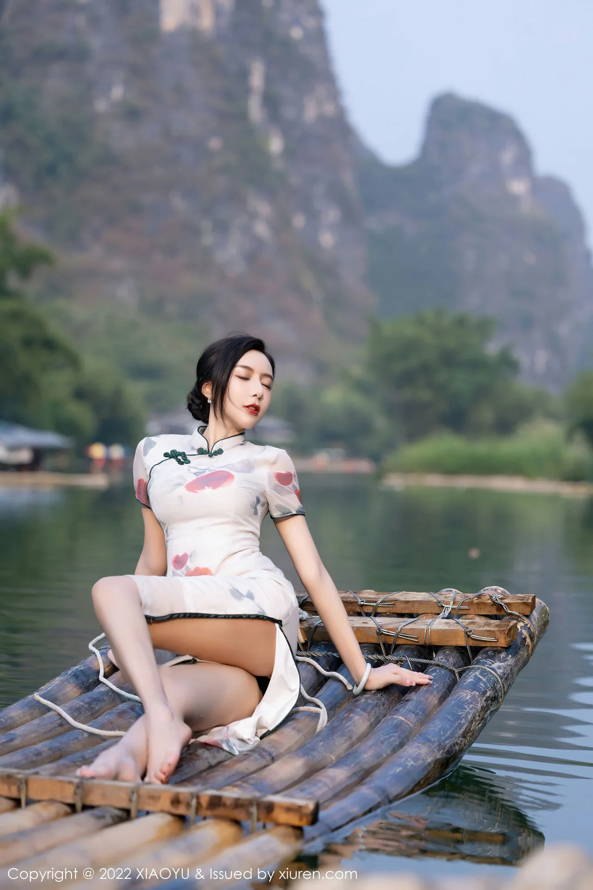 XIAOYU  语画界 Vol.872  王馨瑶yanni 图案旗袍杭州旅拍11 - 6