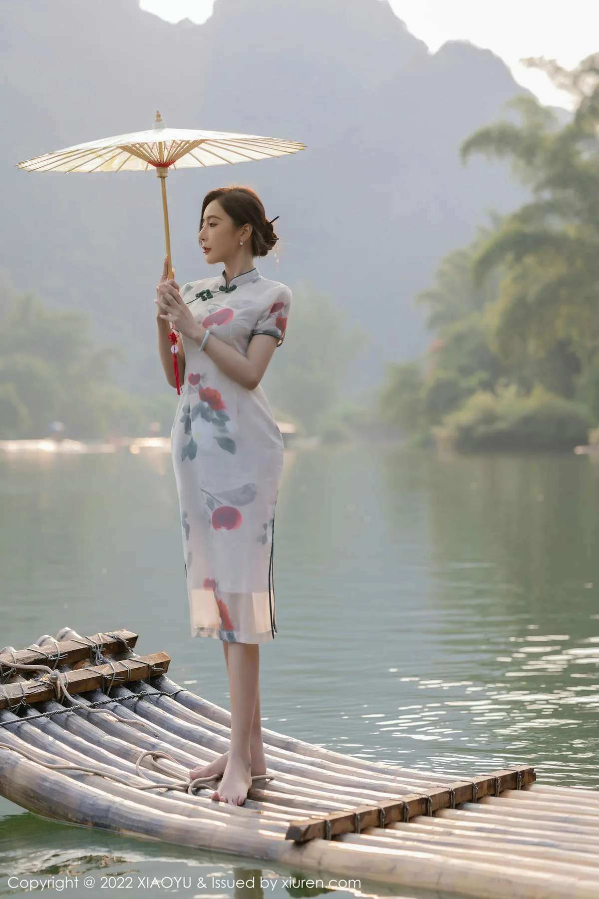 XIAOYU  语画界 Vol.872  王馨瑶yanni 图案旗袍杭州旅拍11 - 9