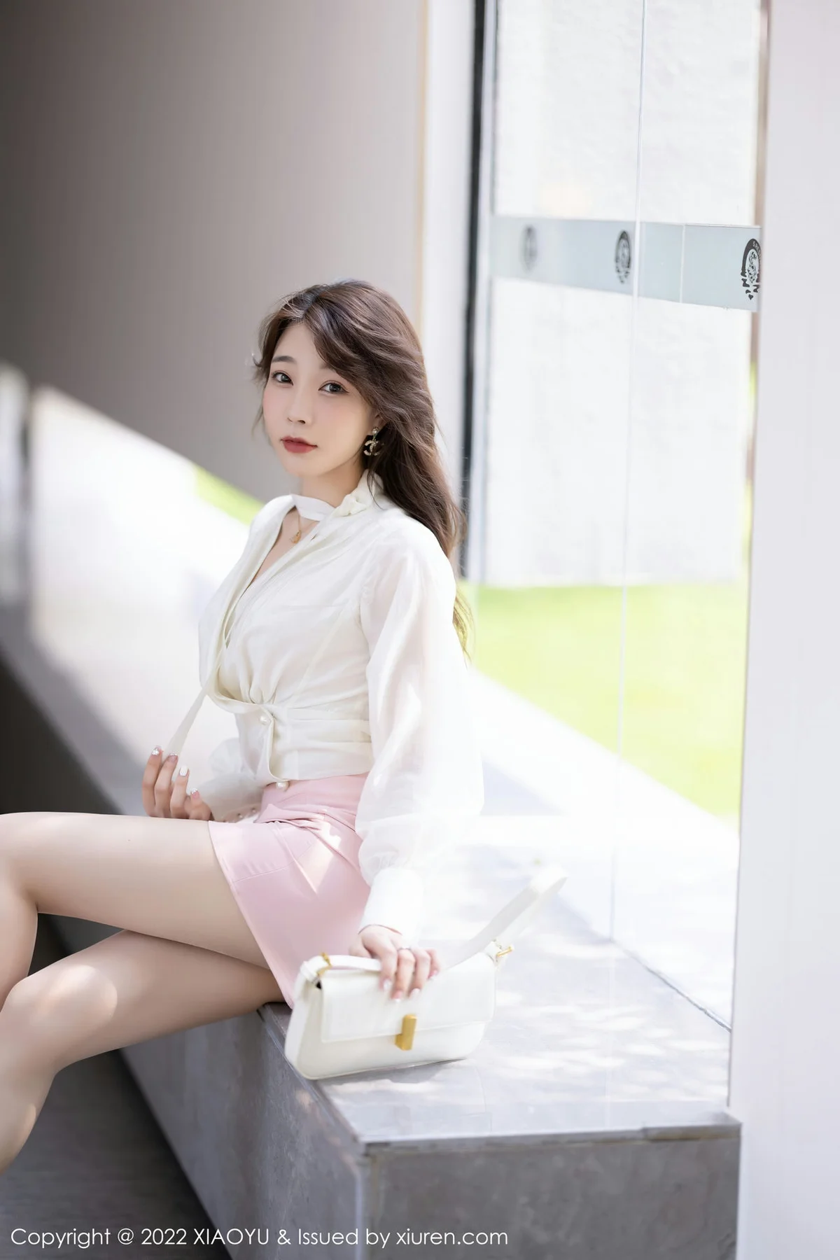 XIAOYU  语画界 Vol.876  徐莉芝Booty 粉色蕾丝内衣性感写真 - 5