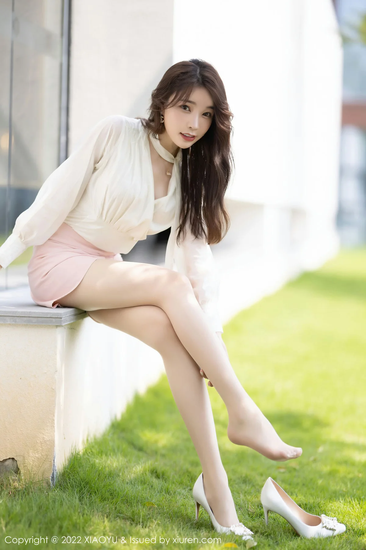 XIAOYU  语画界 Vol.876  徐莉芝Booty 粉色蕾丝内衣性感写真 - 8